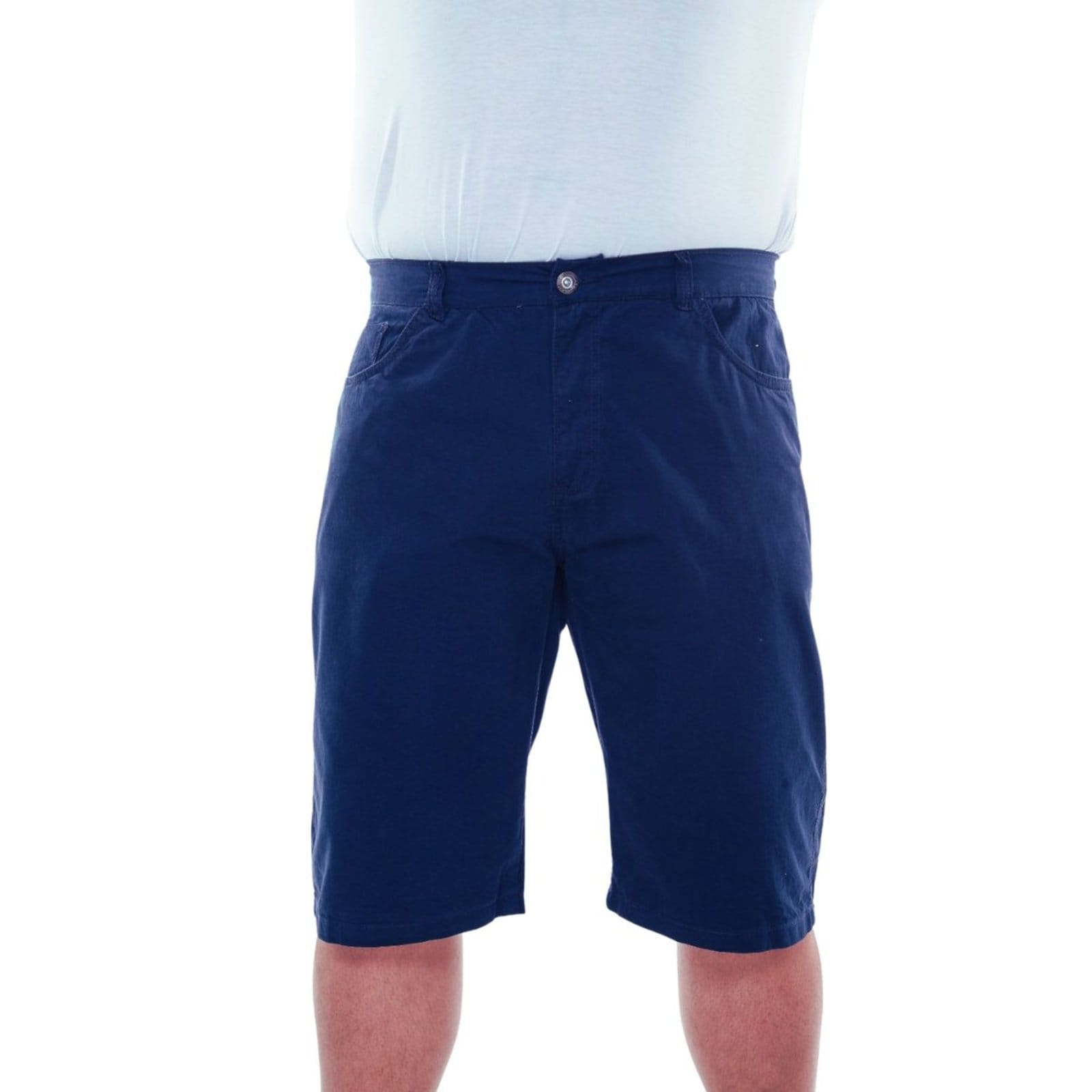 Bermuda Masculina Jeans Ligth Plus Size Escuro