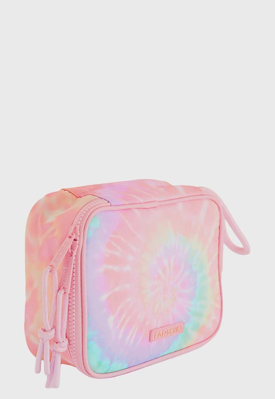 Vista 2 Necessaire Feminina FARM Xero Tie Dye FARM rosa