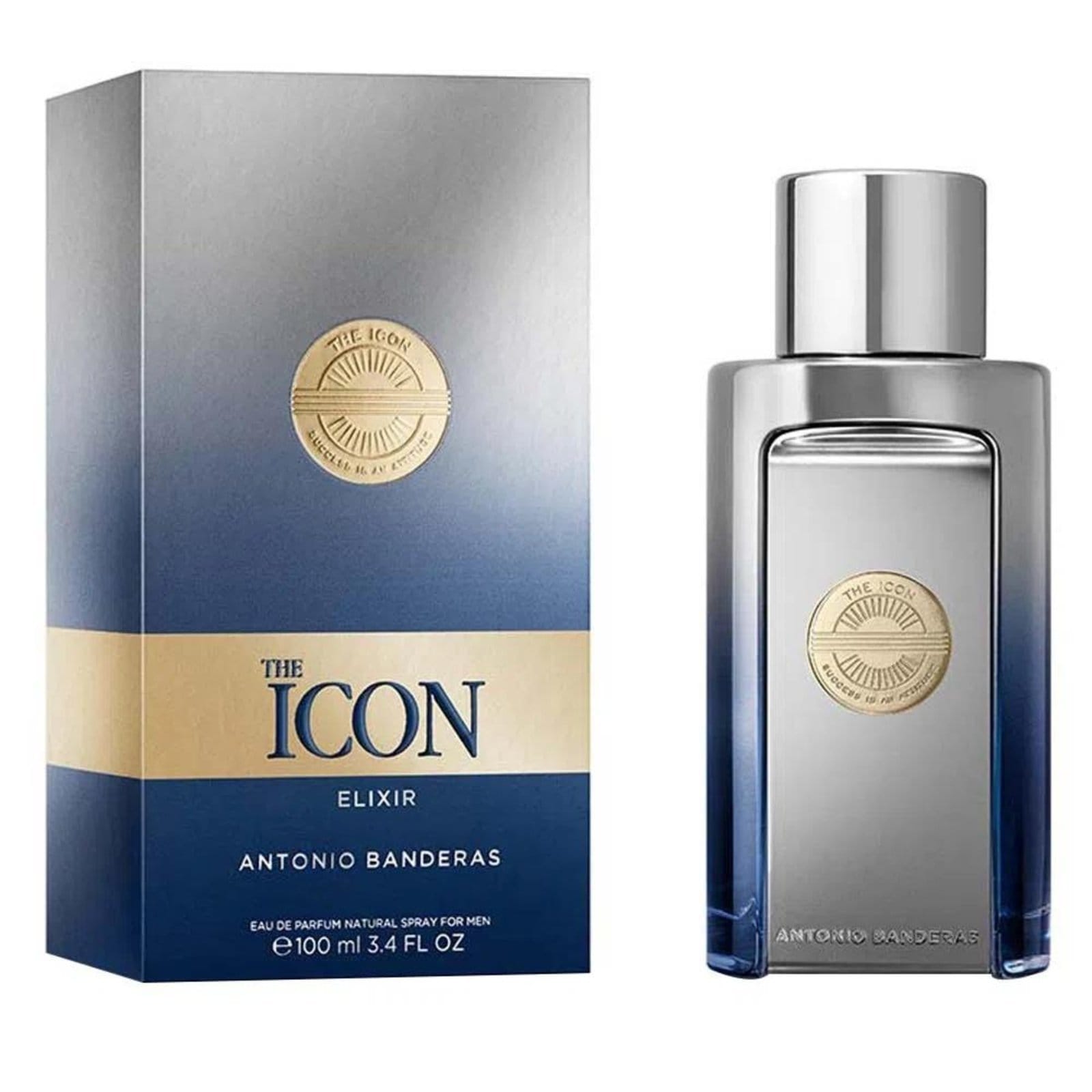 Vista 2 The Icon Elixir Antonio Banderas Perfume Masculino Eau de Parfum Antonio Banderas incolor