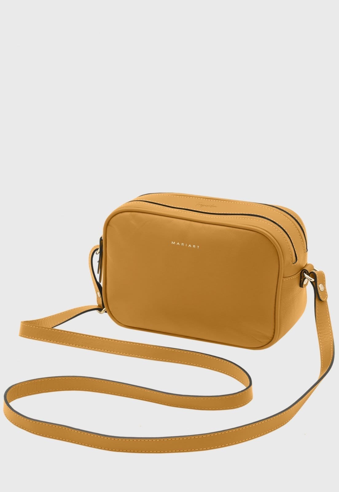 Bolsa Transversal de Couro Mariart Guaraná Nanica