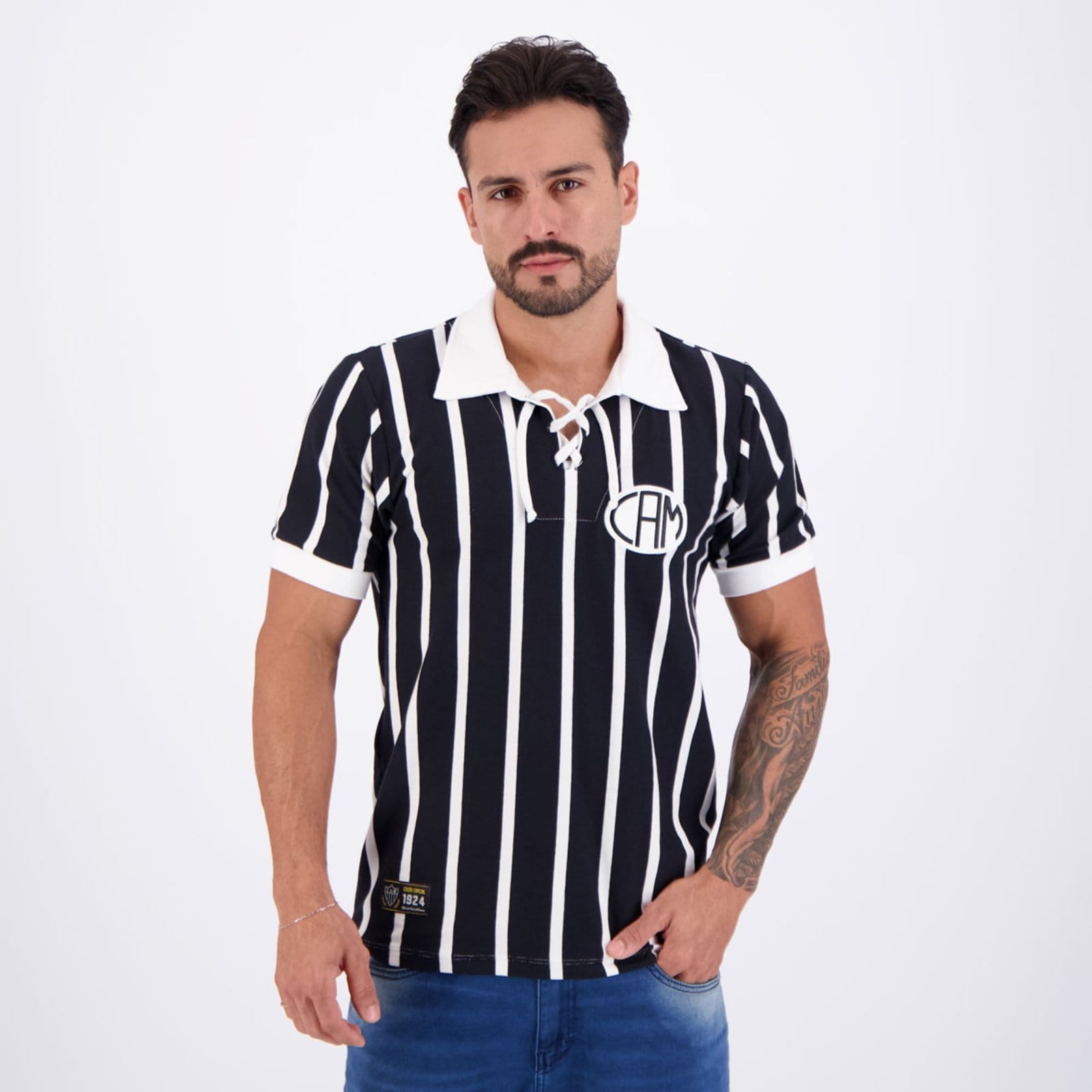 Camisa Atlético Mineiro Retrô 1924 Cordinha