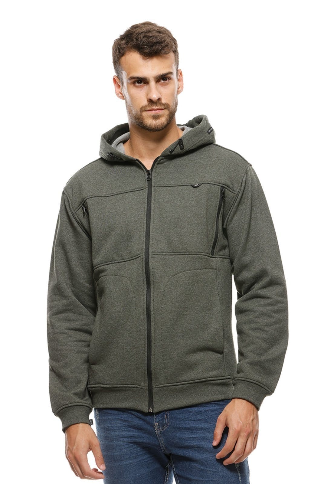 Blusa Moletom Capuz Aberto Masculino VLCS