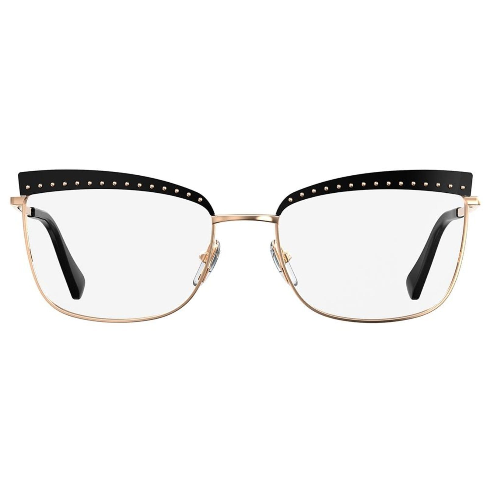 Vista 2 Armação de Óculos Moschino MOS531 000 - Dourado 55 Moschino incolor