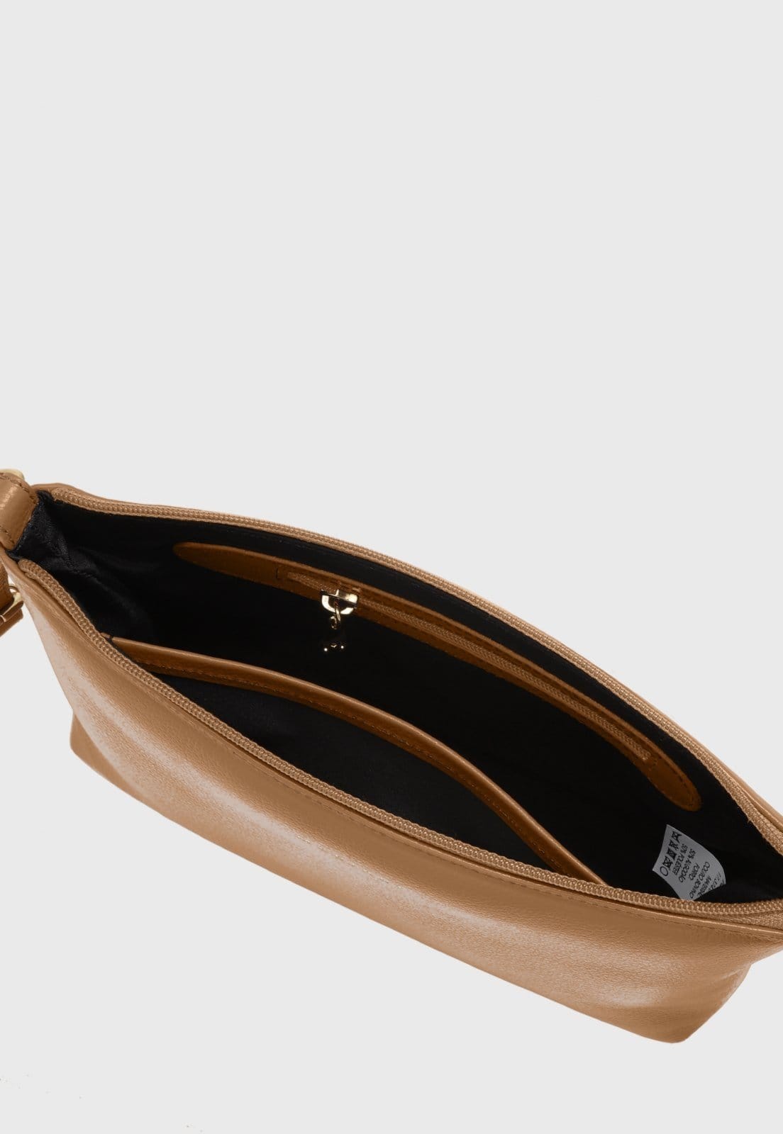 Vista 2 Bolsa Transversal Couro Mariart Salsa Macadâmia Mariart cáqui