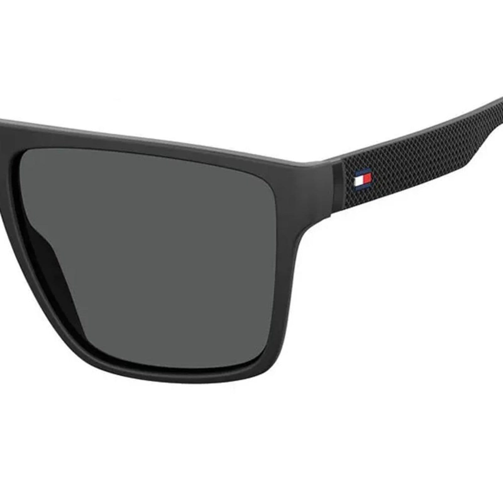 Vista 2 Óculos de Sol Tommy Hilfiger 1717S Preto e Cinza Masculino Tommy Hilfiger incolor