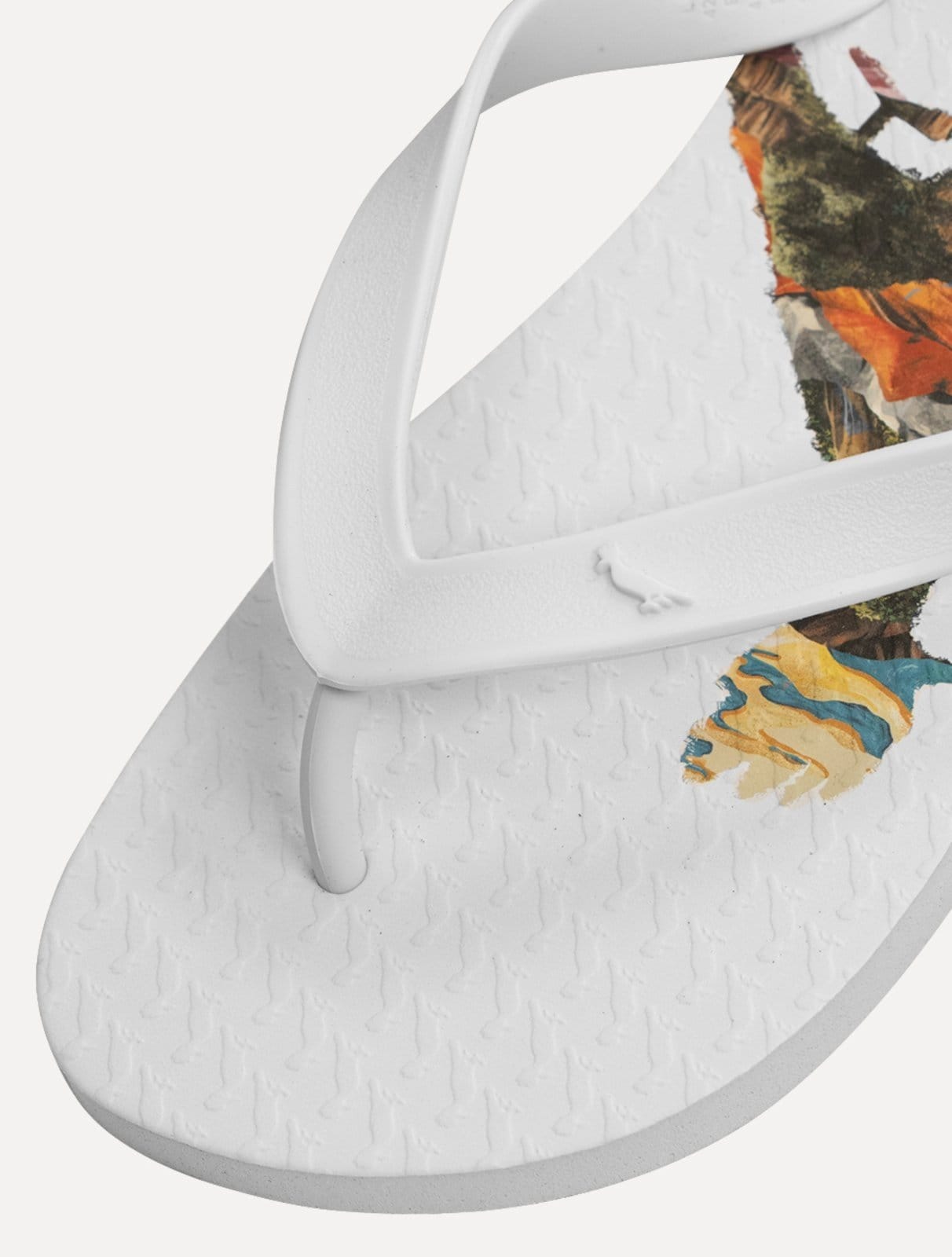 Vista 2 Chinelo Reserva Masculino Woodpecker Camp Reserva branco