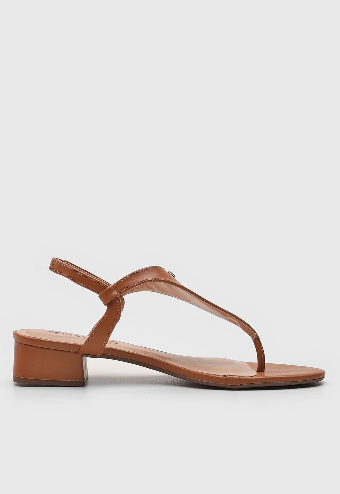 Vista 2 Sandália Via Uno Liso VIA UNO caramelo