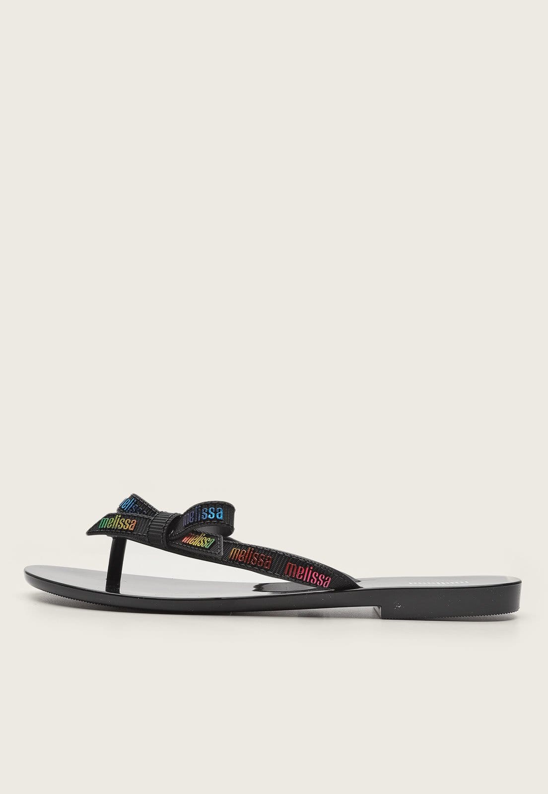 Rasteira Melissa Laço Preta