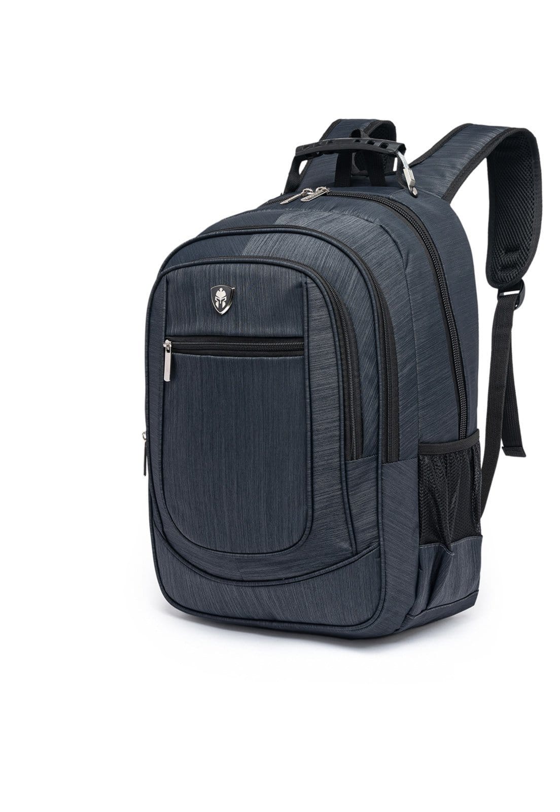 Vista 2 Mochila Executiva Manager Notebook Com Alta Resistência Azul 01 PRETO Centurion preto azul