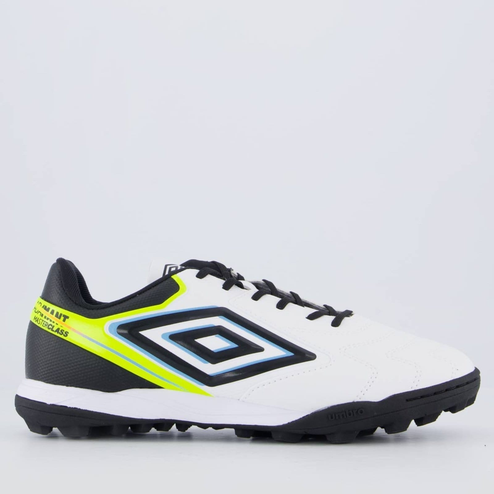Chuteira Umbro Adamant Master Class Club Society Branca e Verde
