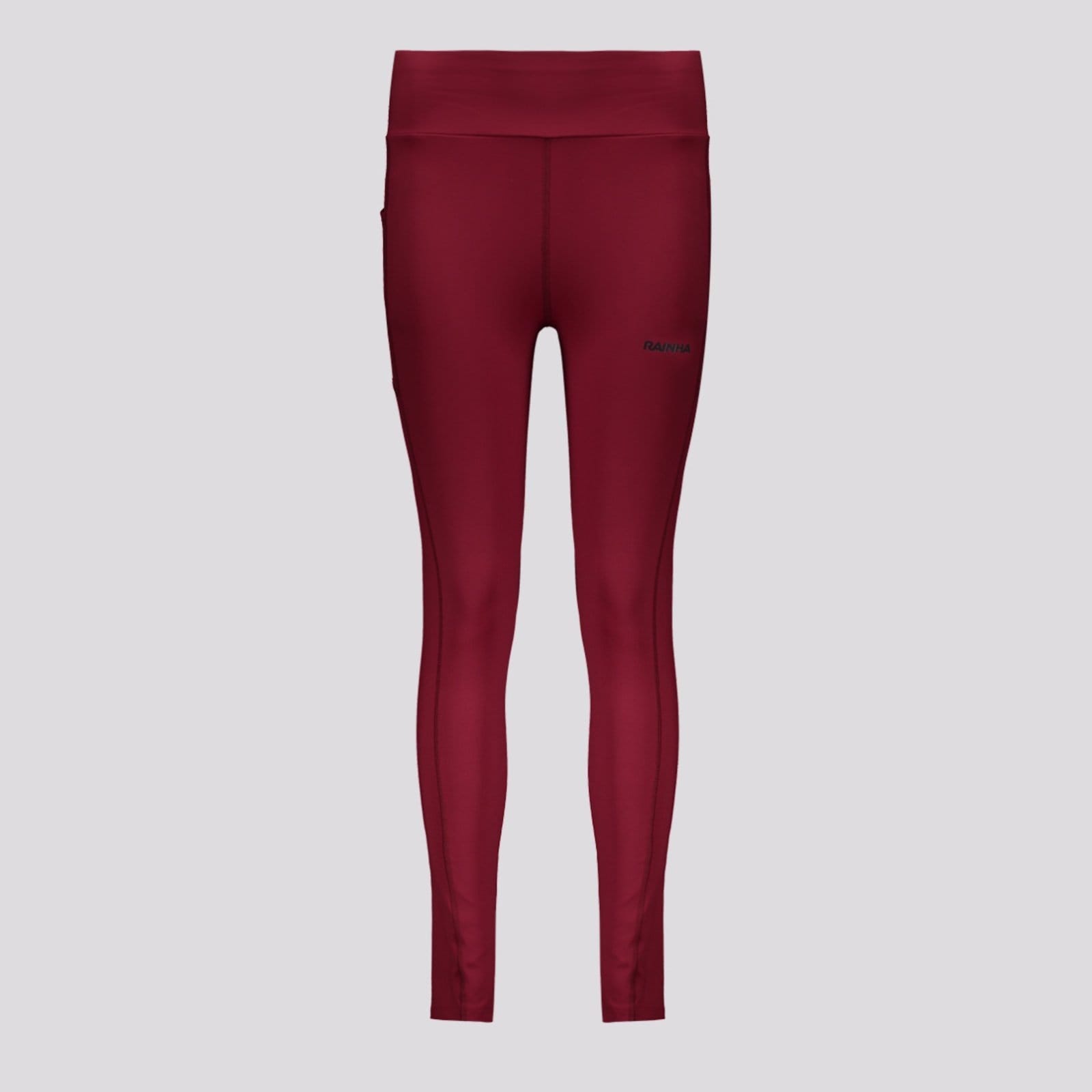 Calça Legging Rainha Pocket Cross com Bolso Feminina Bordô