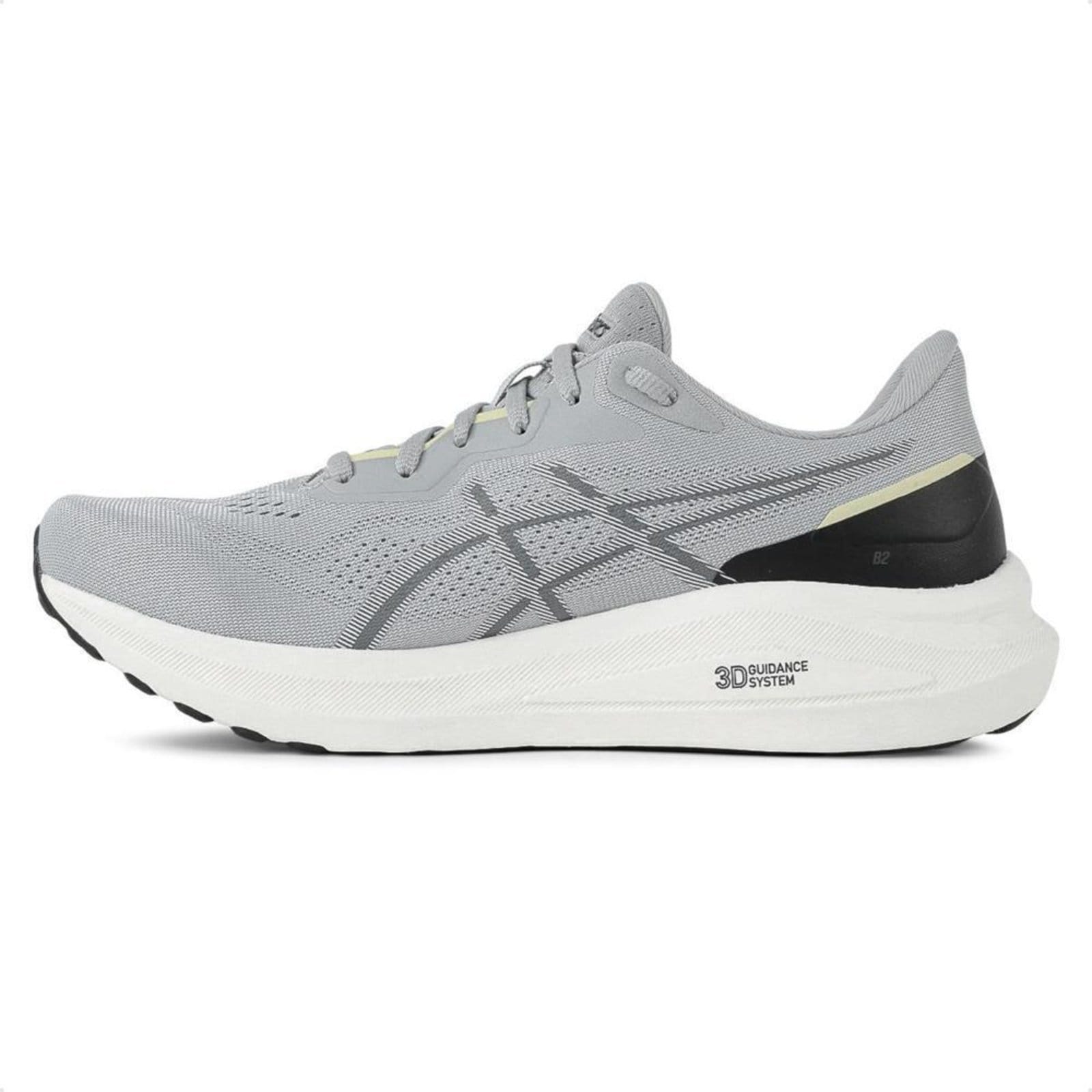 Vista 2 Tênis Masculino Running Asics GT 1000 13 1011B858-021 Preto 38 ASICS cinza