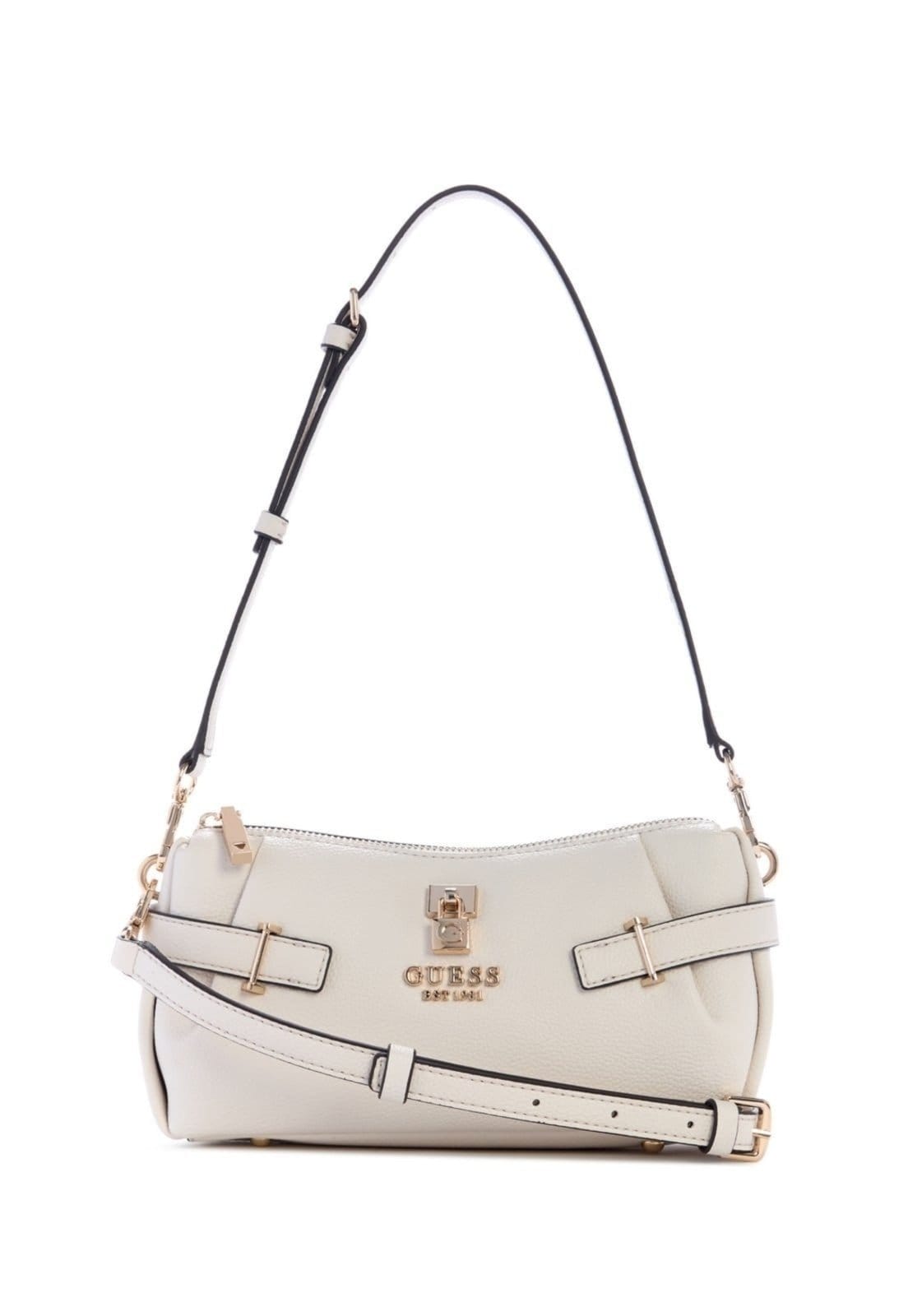Bolsa Guess Mini Yesba Top Zip Off White
