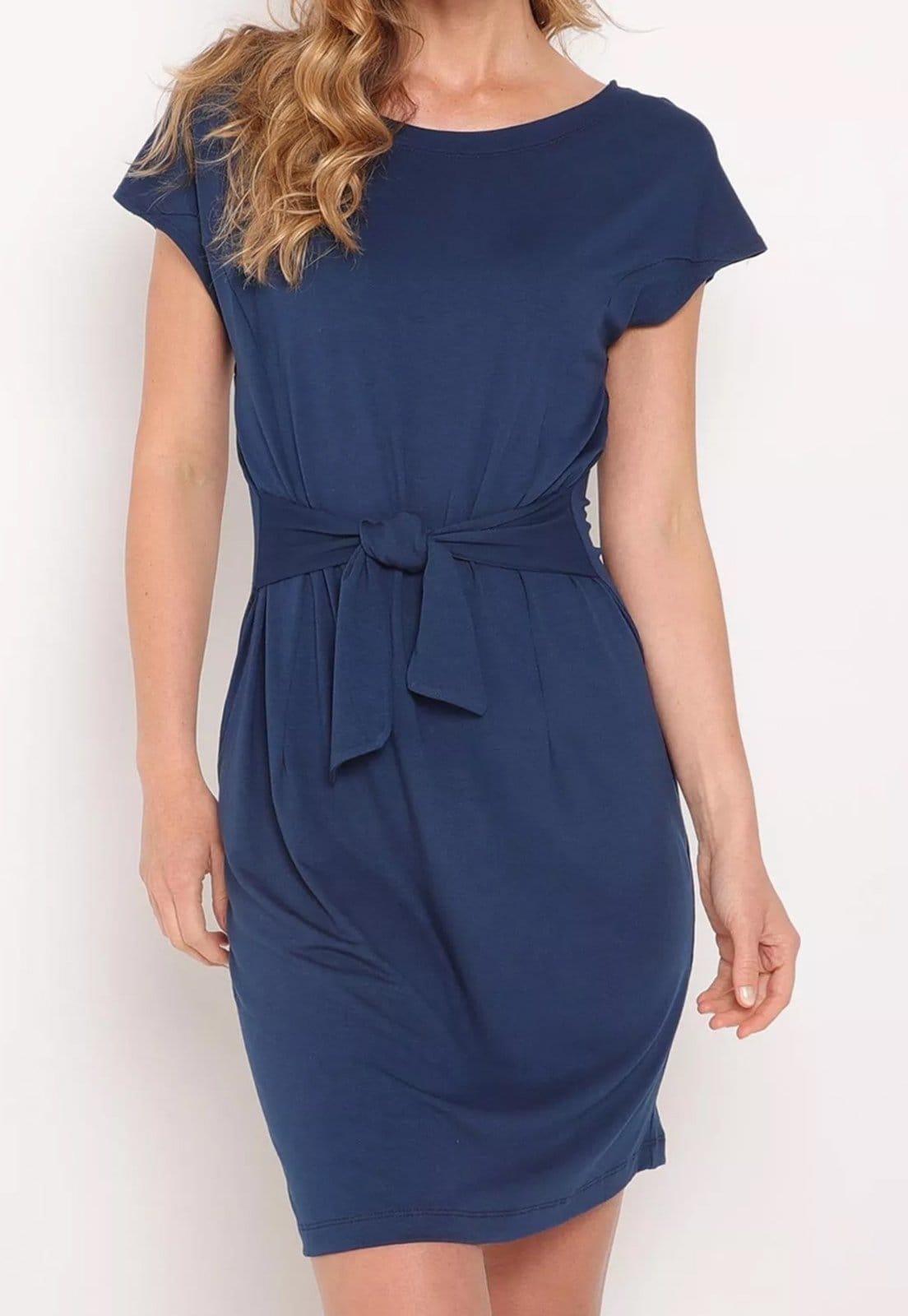 Vestido Viscolycra Maria Paes Marinho com Detalhe