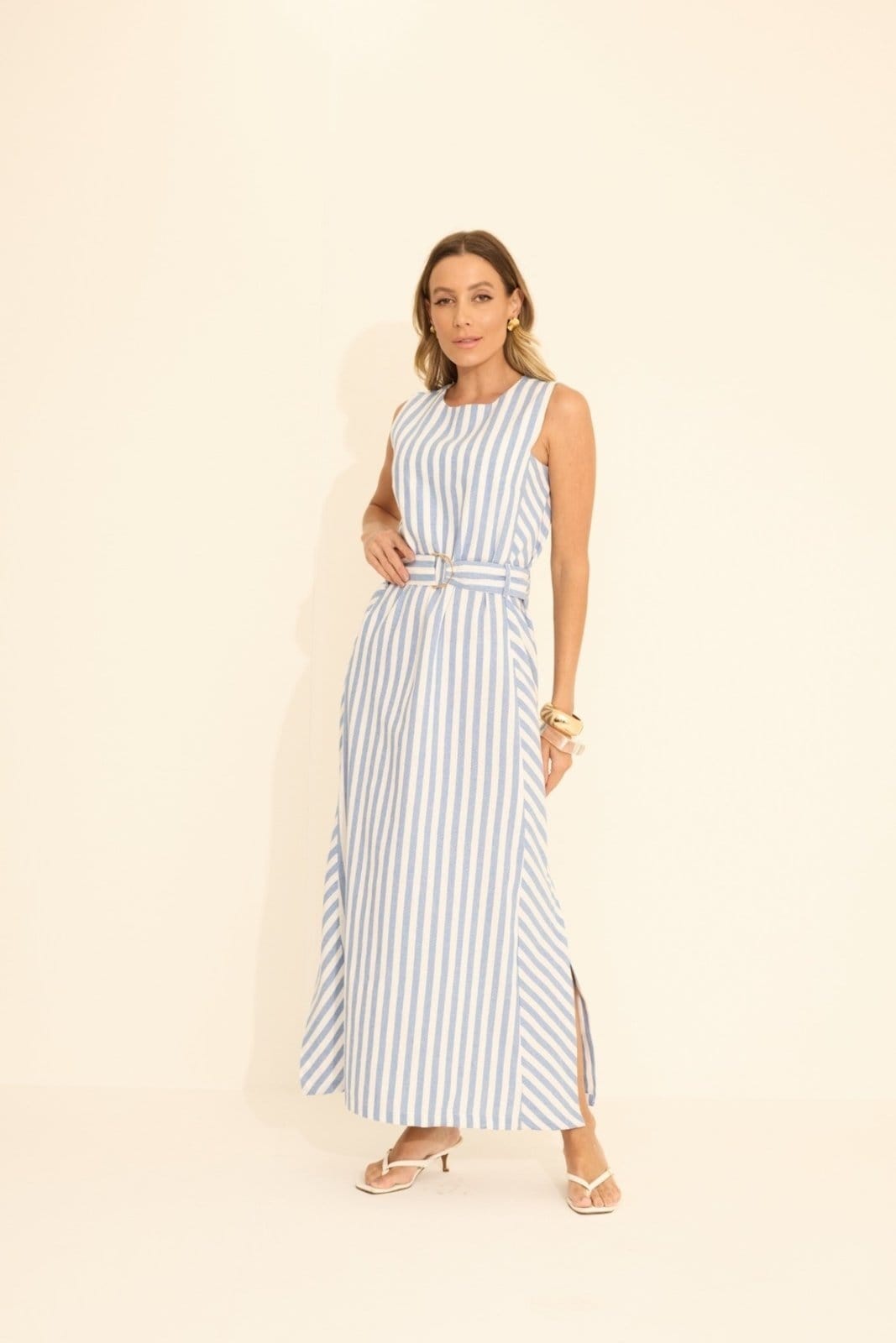 Vestido Vanibele Listrado