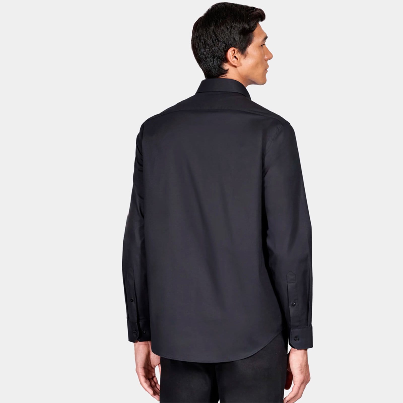 Vista 2 Camisa Aramis Reg Tricoline Stretch Pr26 Masculino Aramis preto