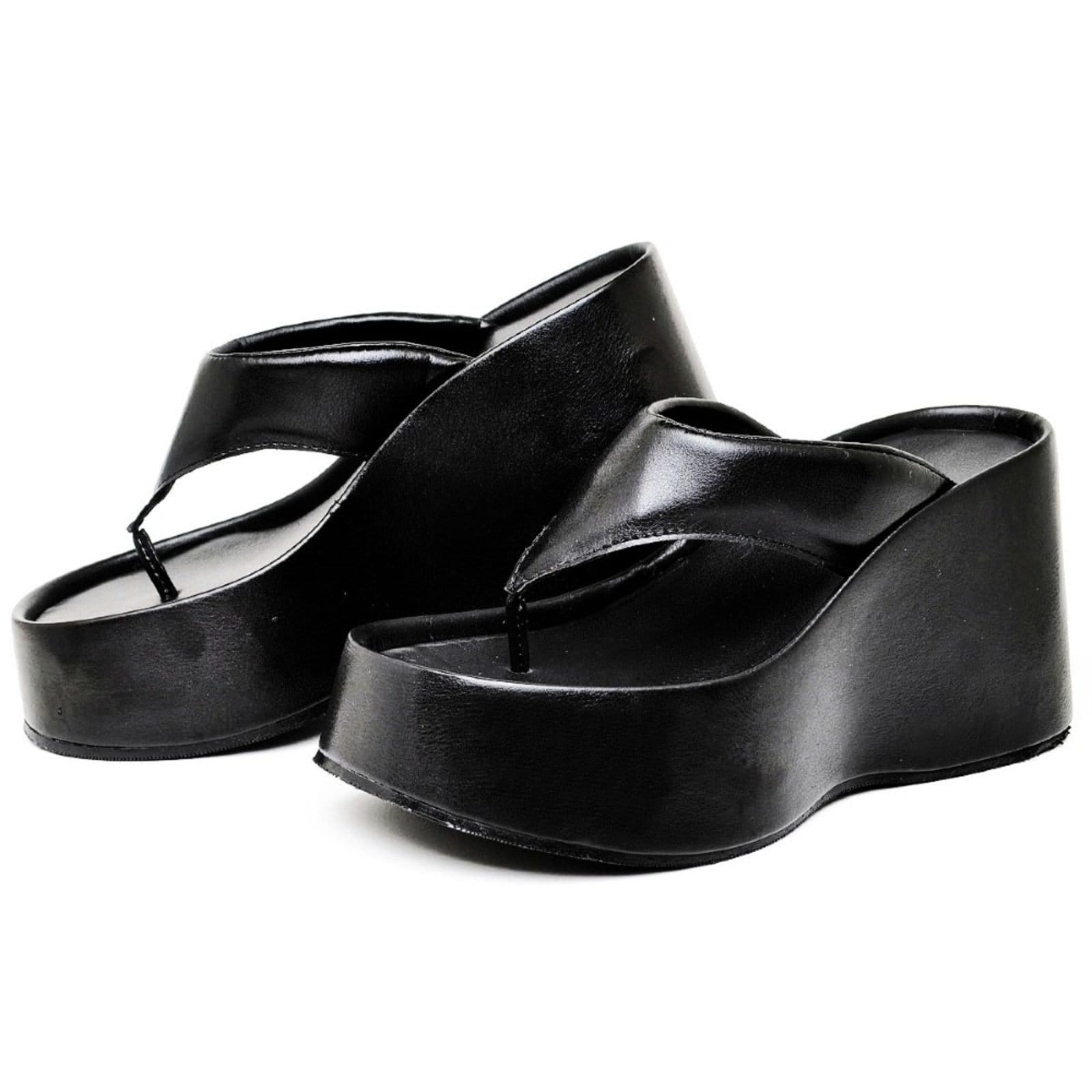 Vista 2 Tamanco Papete Chinela Feminino DUBUY 2100FG DUBUY preto