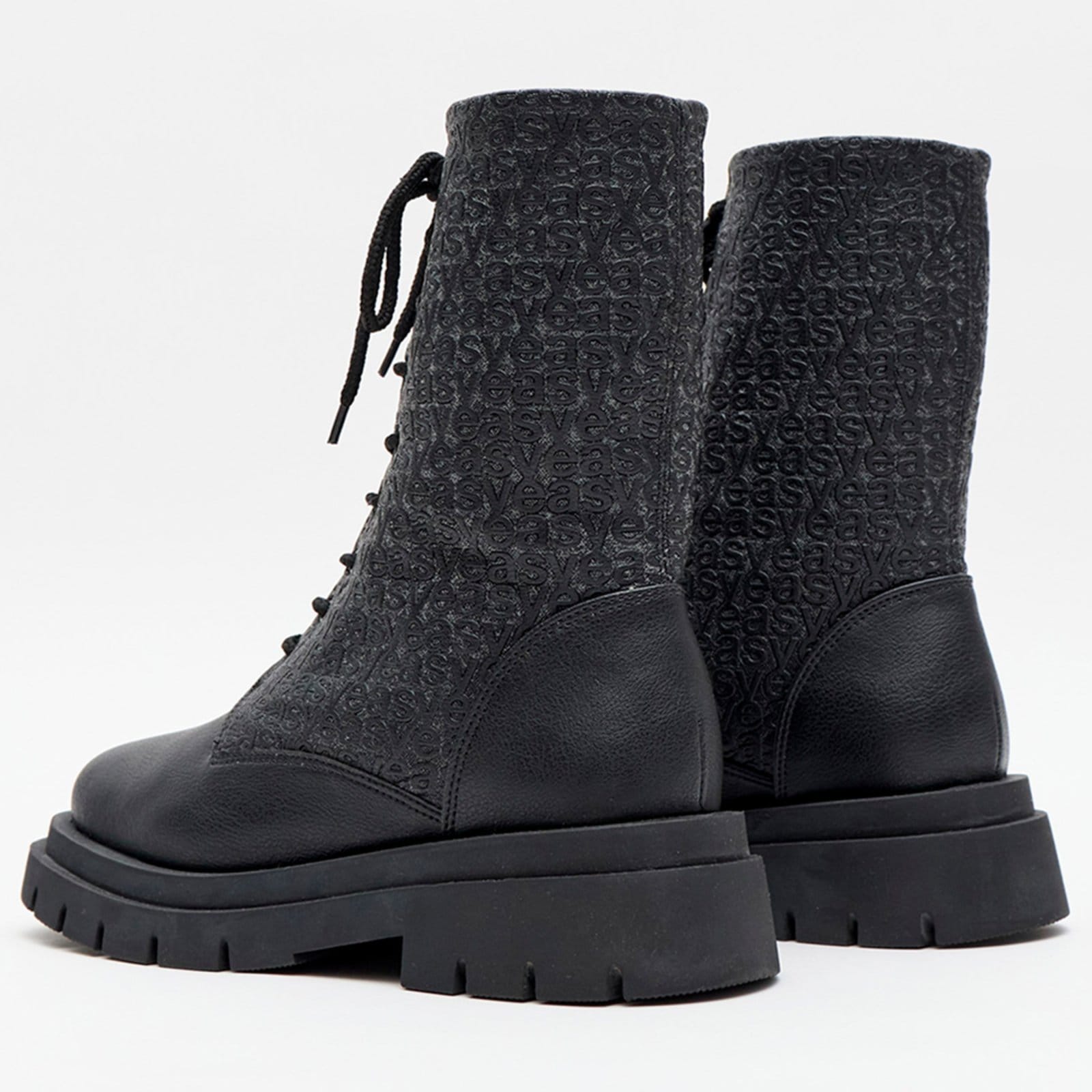 Vista 2 Bota Easy Lança Perfume Coturno Frequenc Ou26 Feminino Easy Lança perfume preto