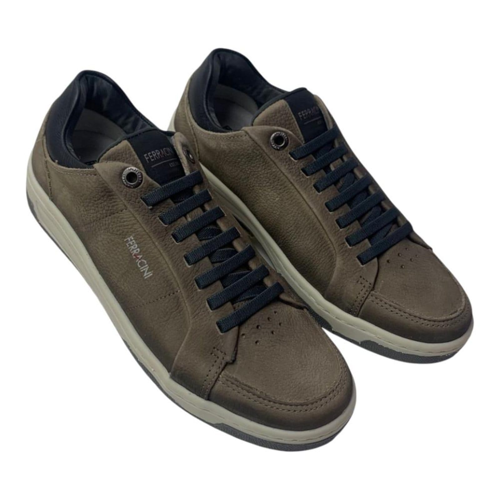 Vista 2 Tênis Sapatênis Ferracini Miami Vox Couro Masculino FERRACINI cinza