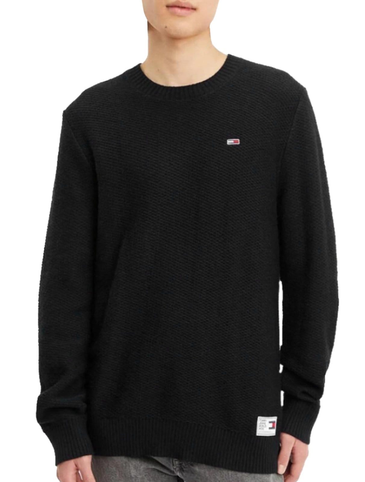 Suéter Tommy Jeans Masculino C-Neck Regular Structured Sweater