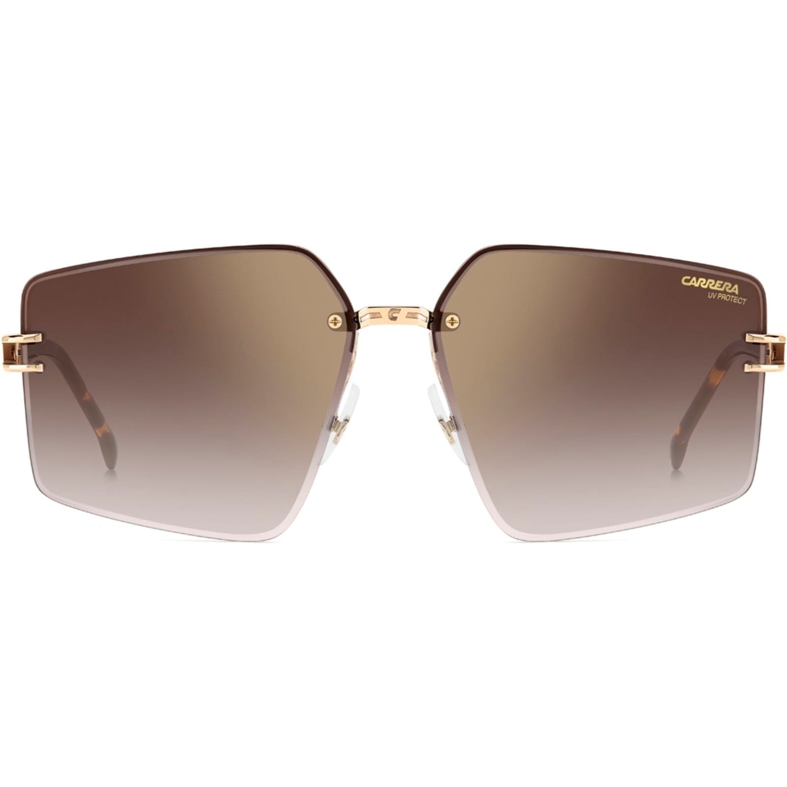 Vista 2 Óculos de Sol Carrera 1074 S 06J 63YK Feminino Carrera dourado