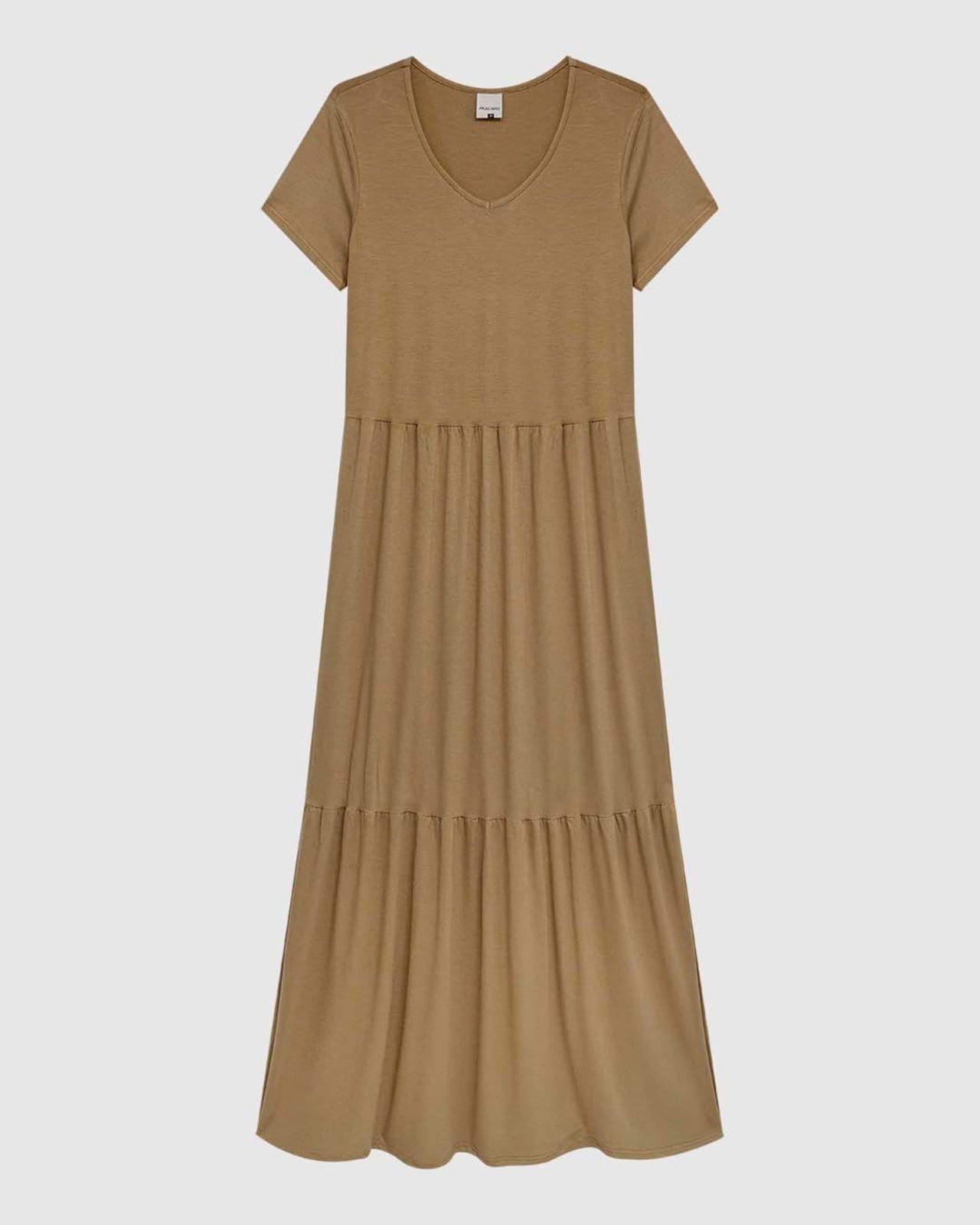 Vestido Longo Feminino Marias Em Viscose Stretch