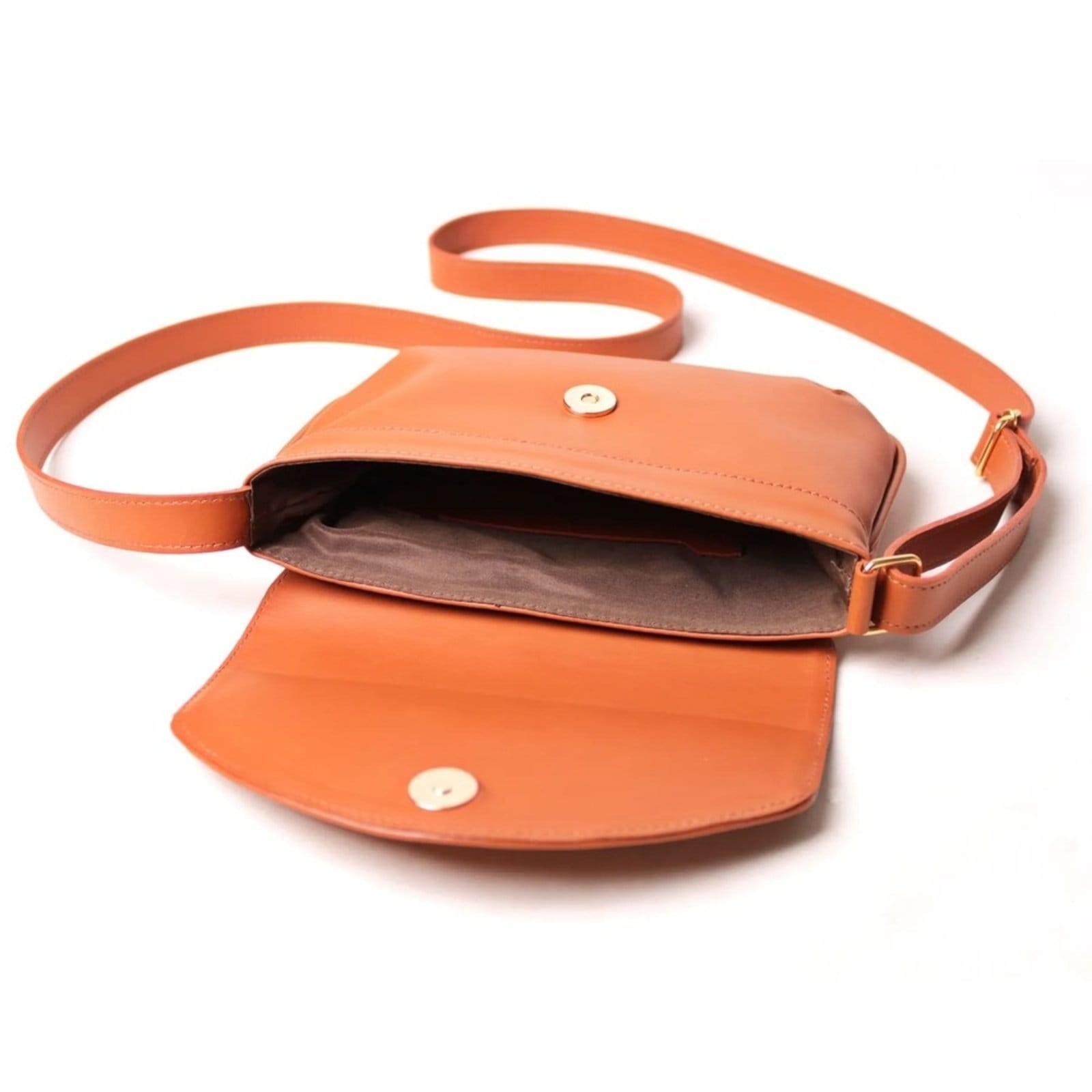 Vista 2 Bolsa Feminina Transversal em Couro Artlux Caramelo 9064 Artlux preto