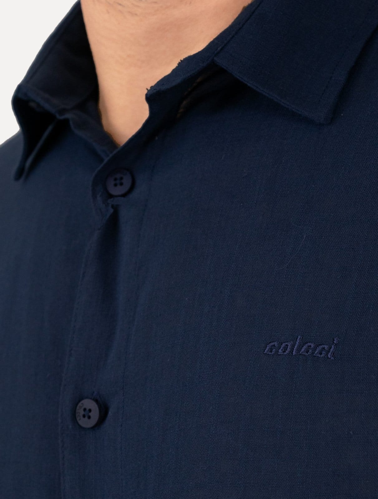 Vista 2 Camisa Colcci Masculina Relax Logo Colcci grafite