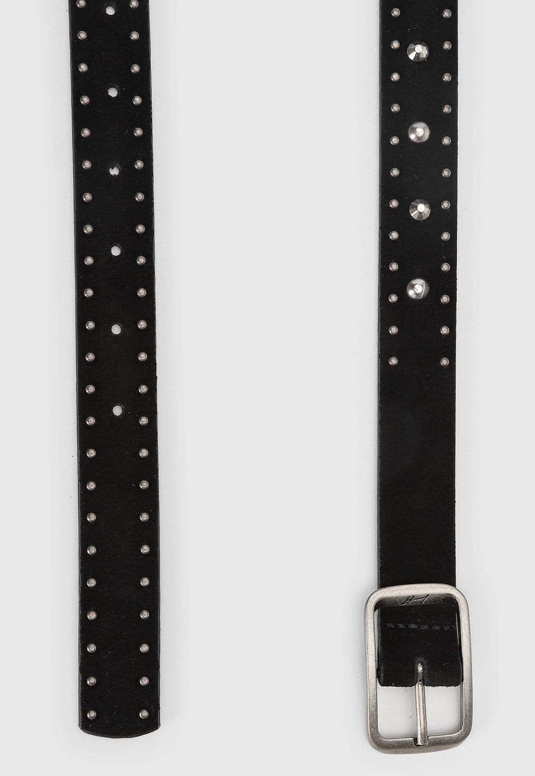 Cinto Feminino Luiza Barcelos Camurça com Tachas - 2