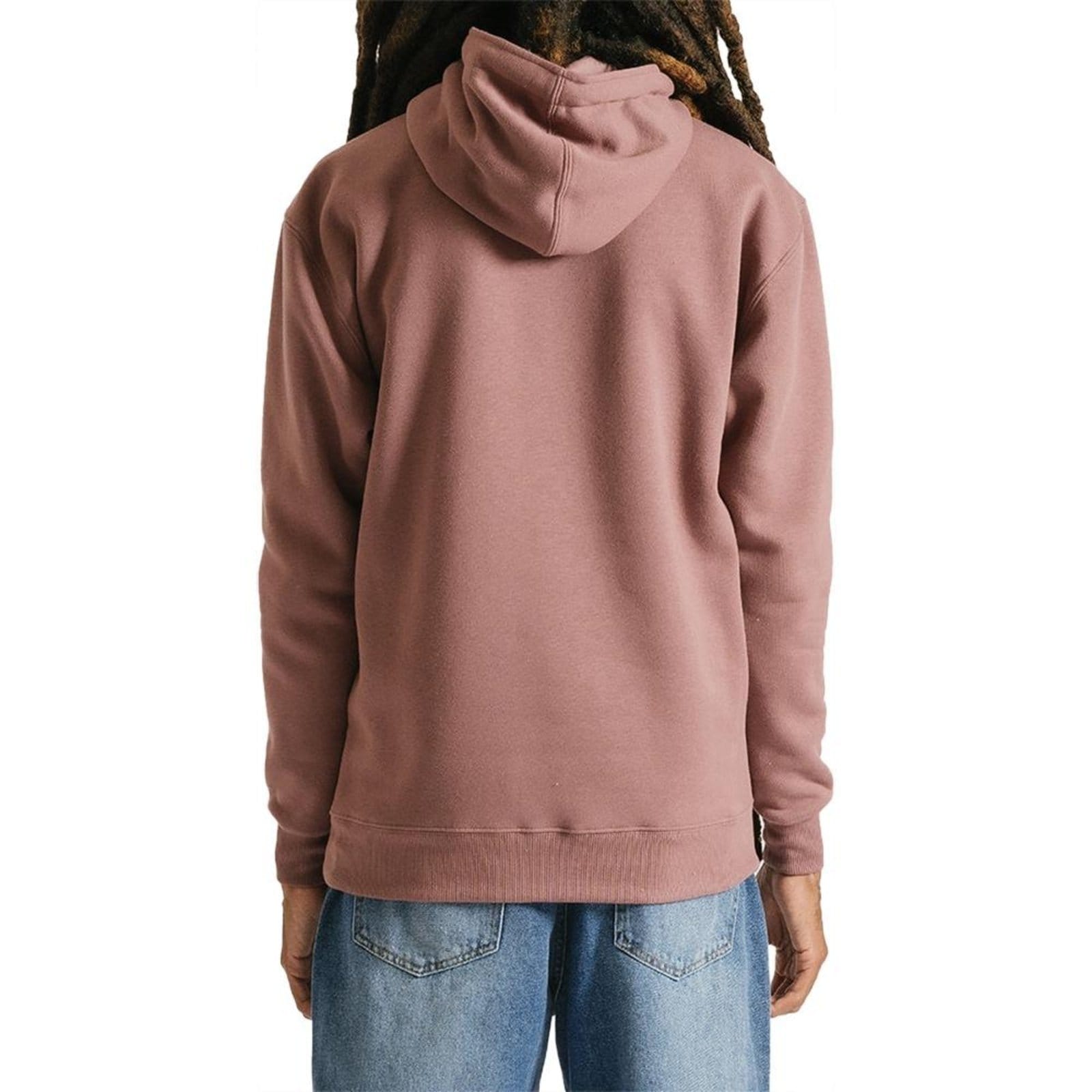 Vista 2 Moletom Volcom Canguru Single Stone WT24 Masculino Bordô Volcom vermelho