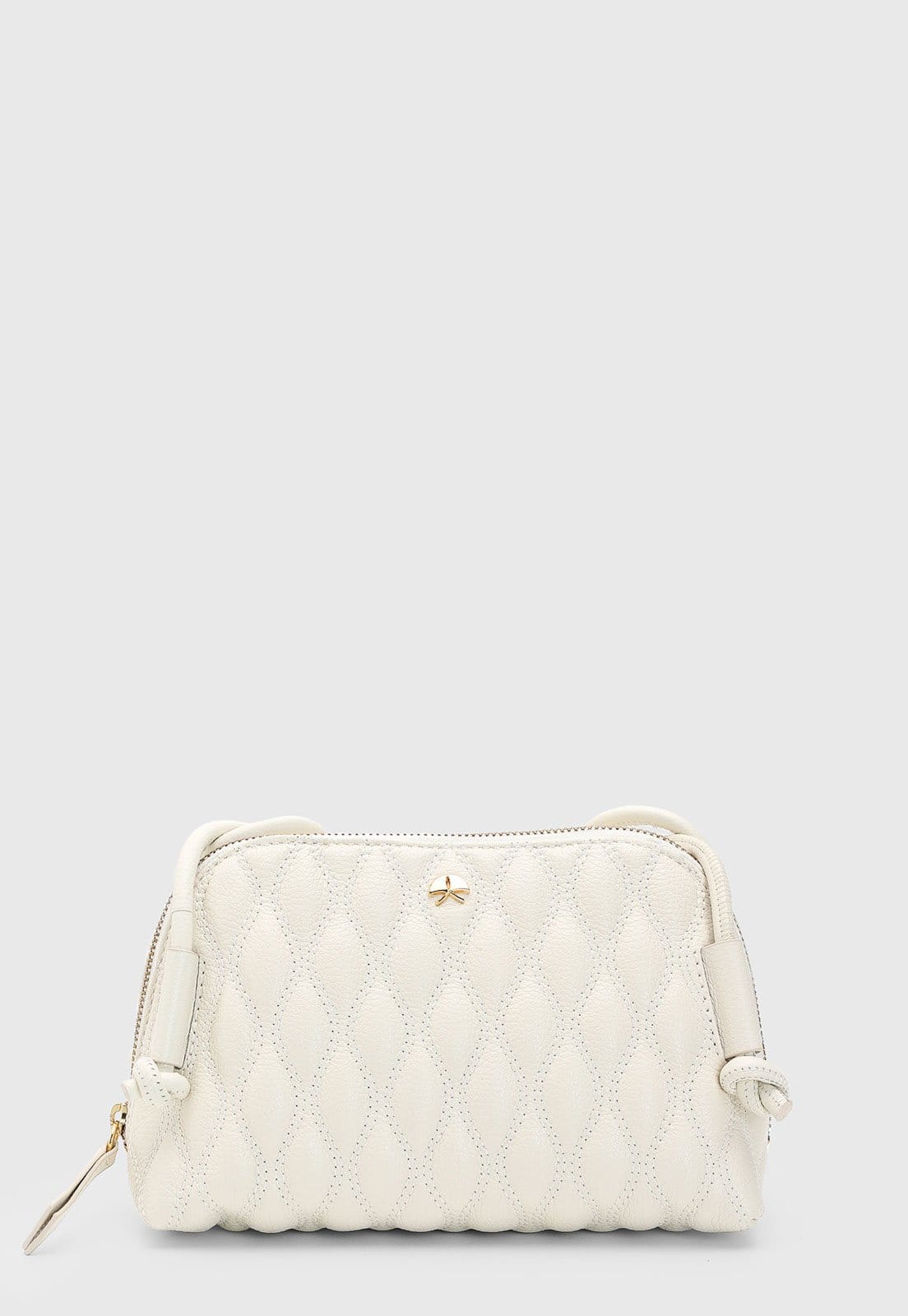 Bolsa Média Luiza Barcelos Matelassê Off-White