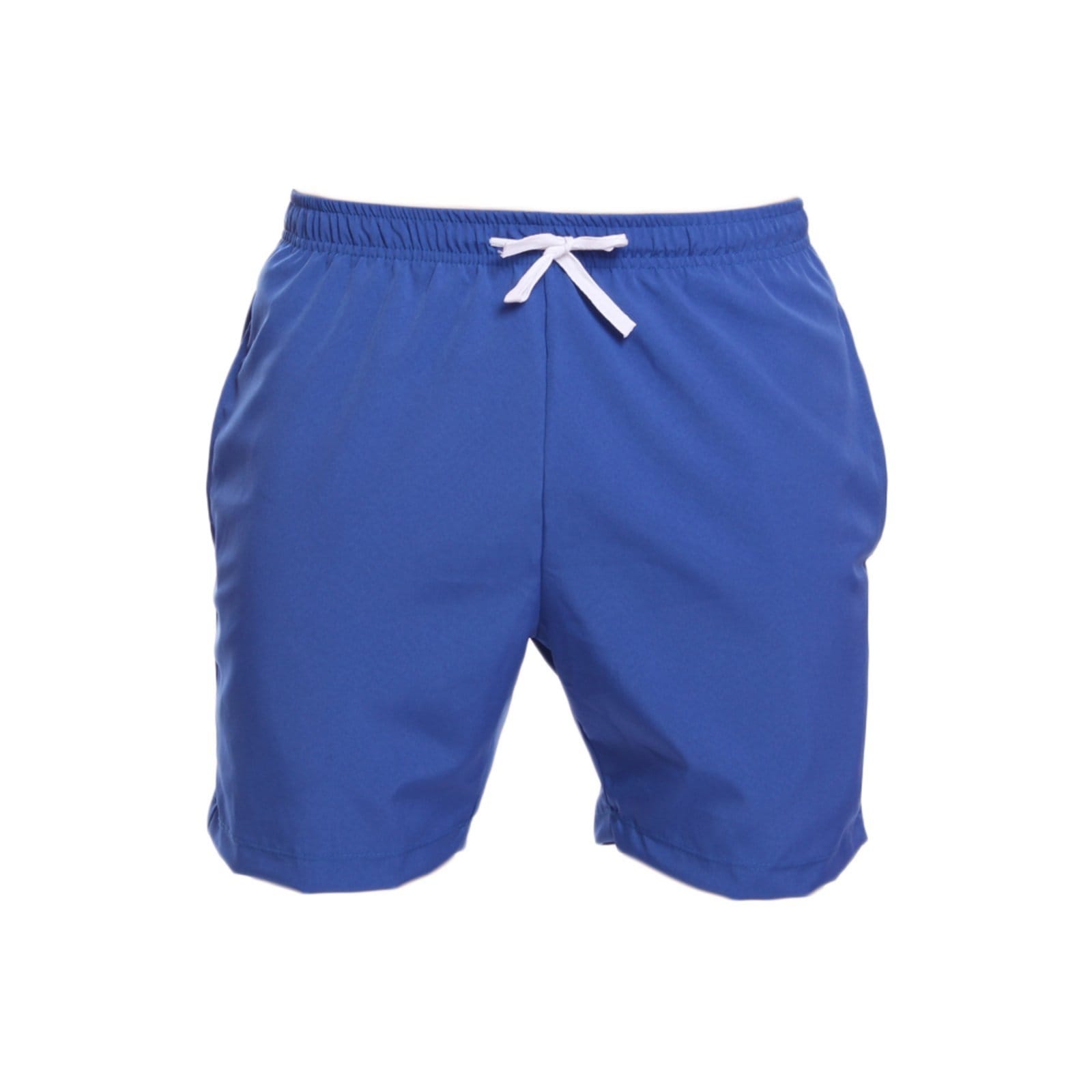 Vista principal Short Tactel Masculino Adulto Estilo Mauricinho Praia Piscina Azul Royal ADRIBEN preto azul