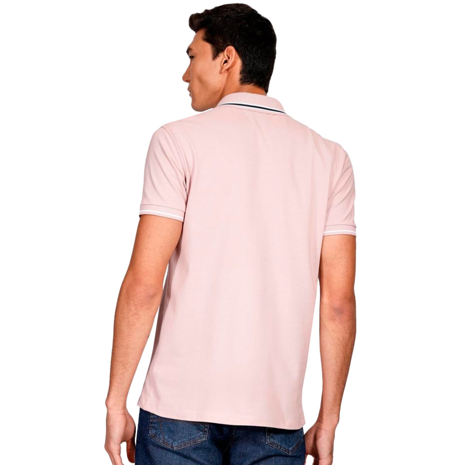Vista 2 Camisa Polo Aramis Piquet New Classic Ve25 Masculino Aramis rosa