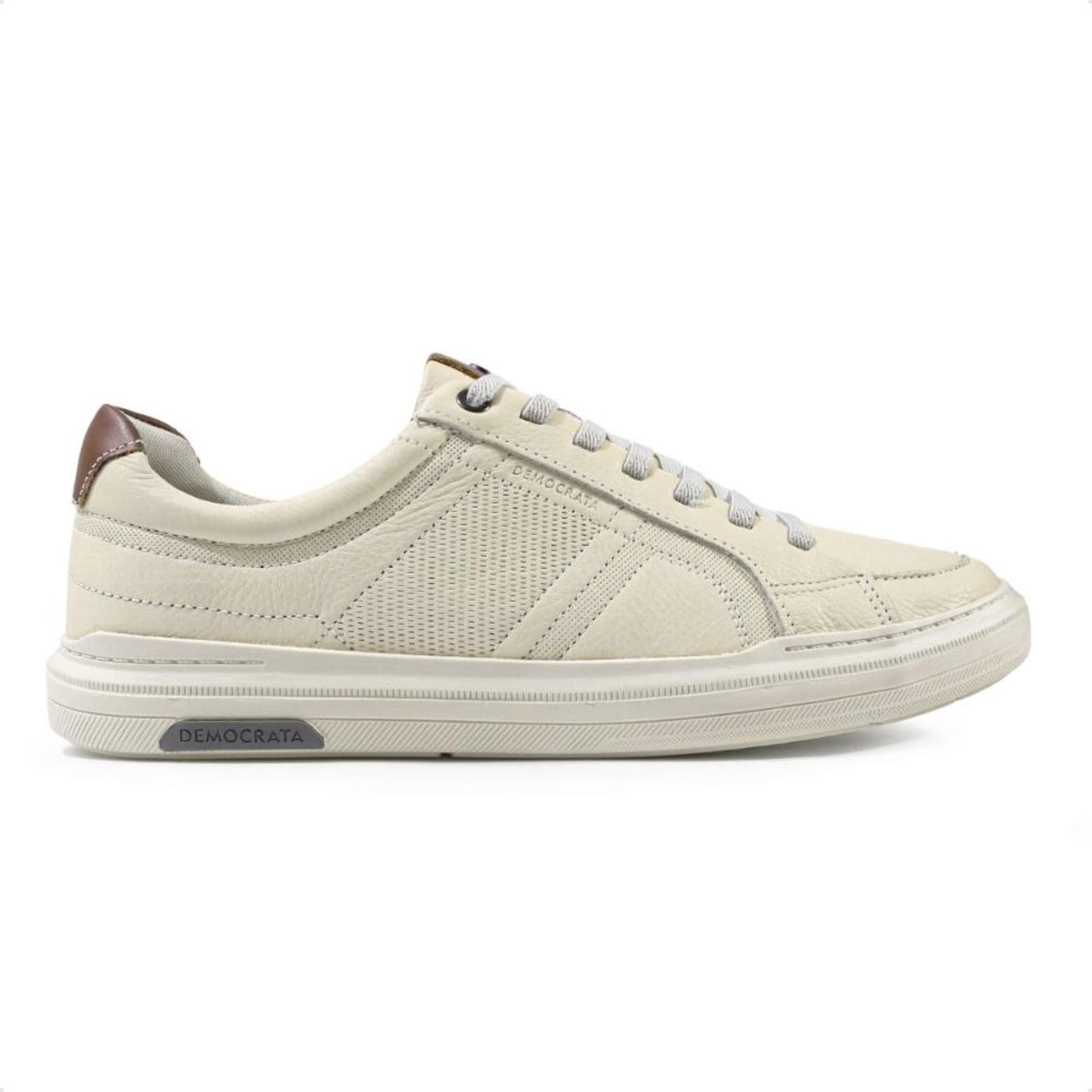 Vista principal Sapatênis Democrata Denim Luke Masculino Bege DEMOCRATA bege denim