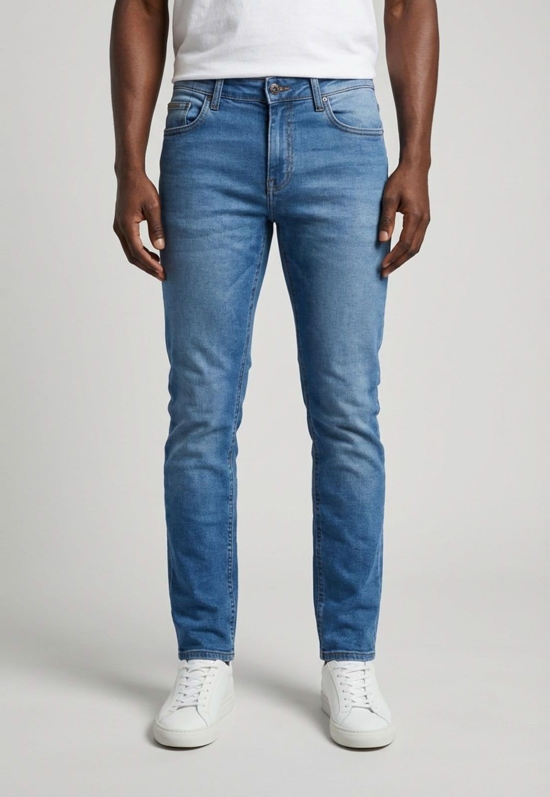 Calça Jeans Masculina Calvin Klein Skinny Jeans Claro