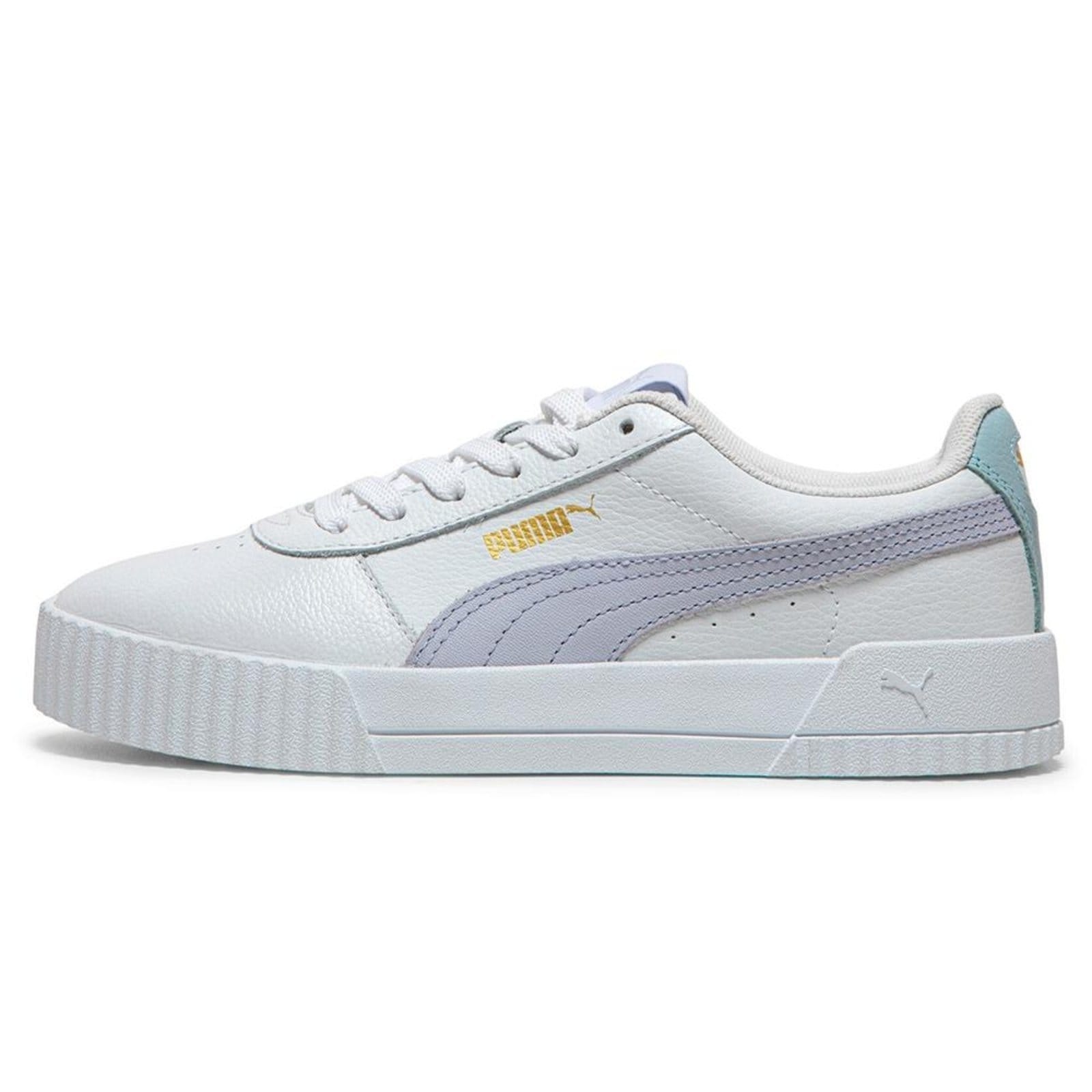 Tênis Puma Carina L BDP Feminino WhiteCool WeatherGold