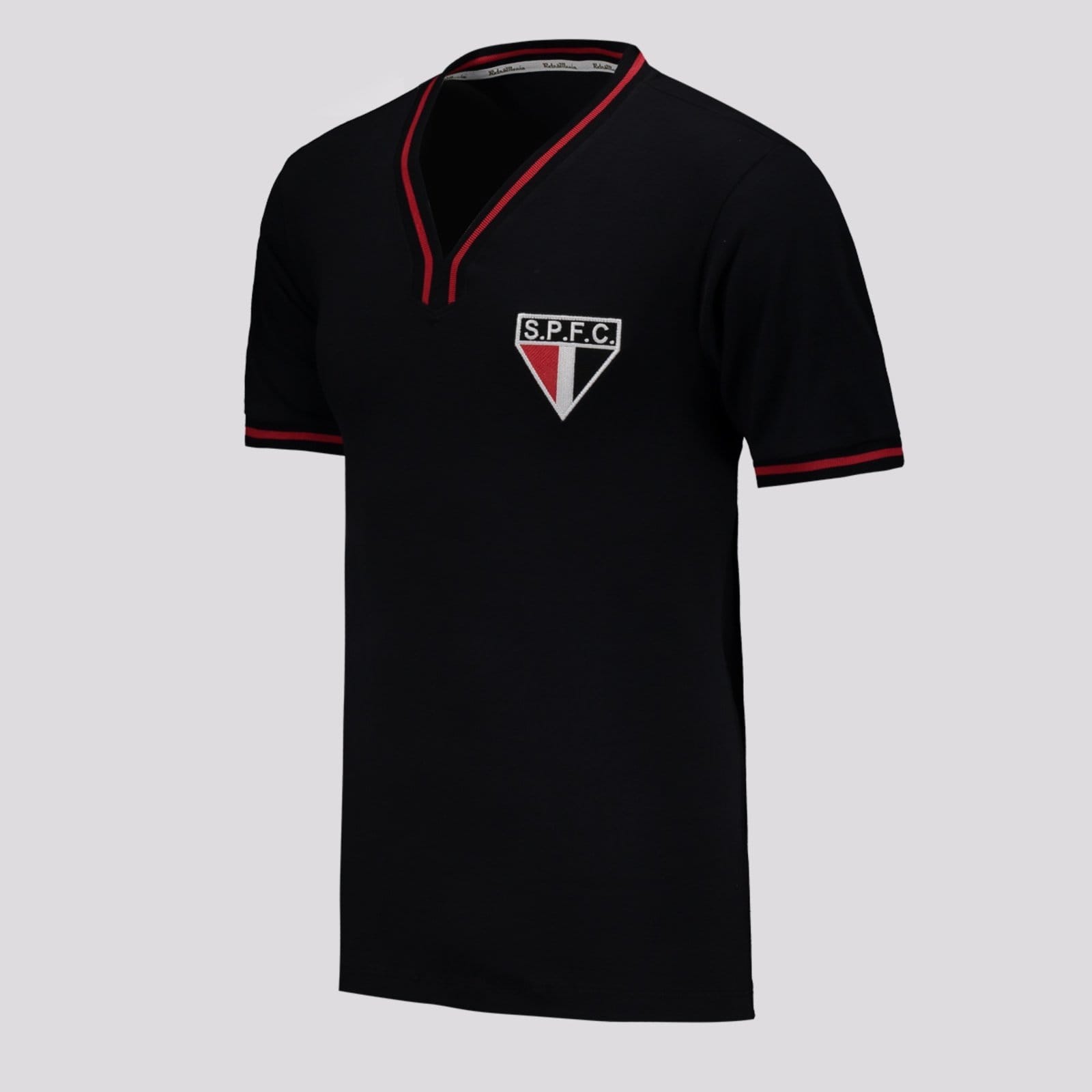 Vista 2 Camisa São Paulo Vintage Preta Retrômania preto