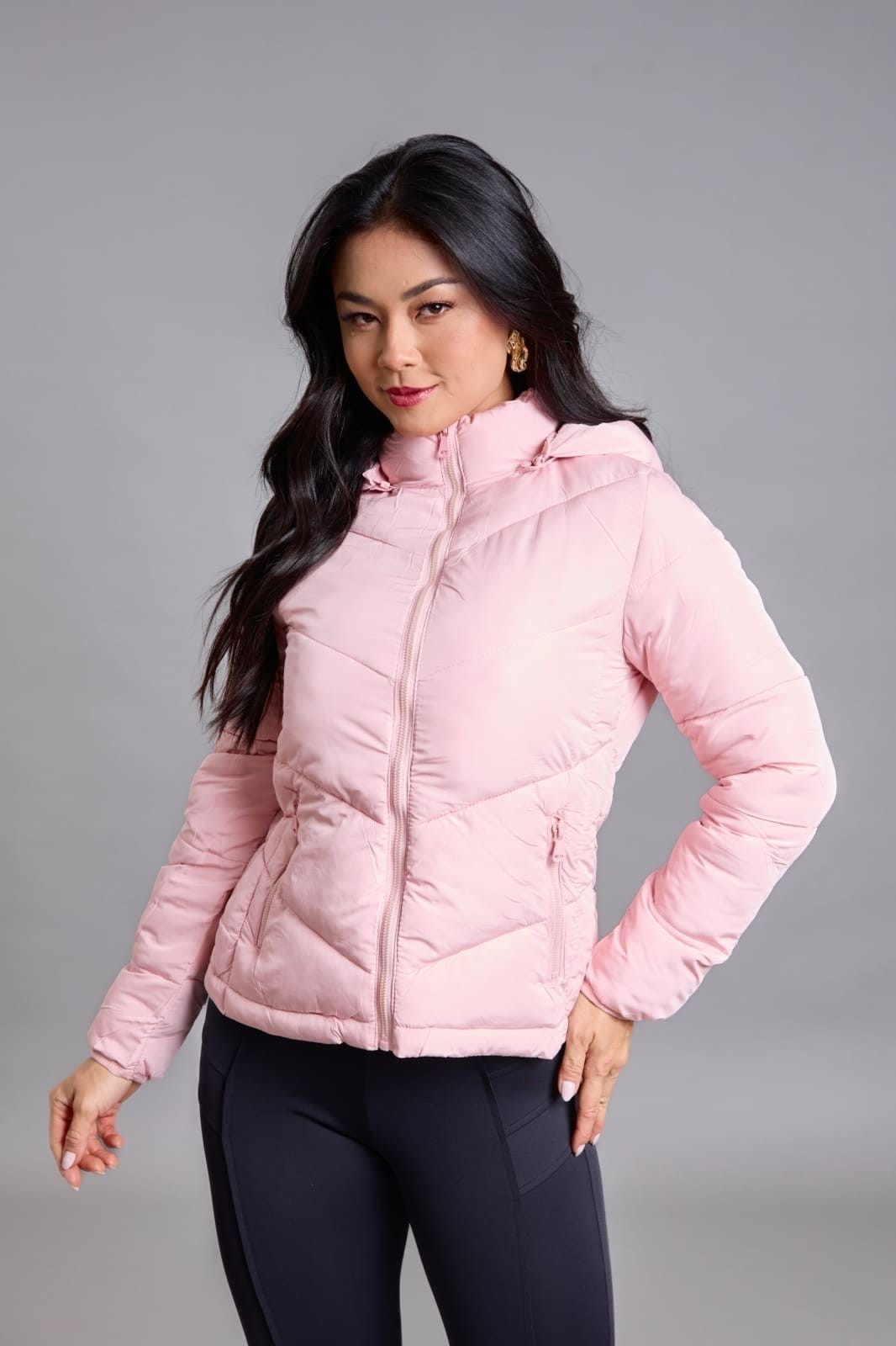 Jaqueta Puffer Feminina Com Capuz Removível Collor Dialogo