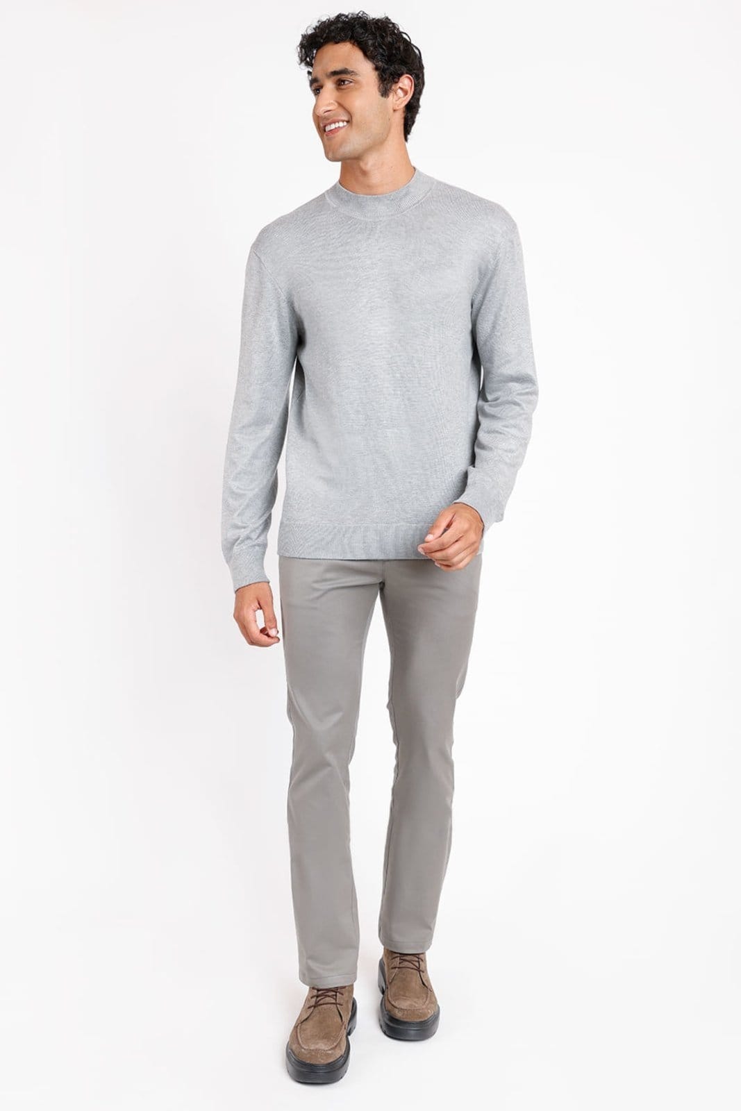 Vista 2 Calça Aramis Chino Moovex Cinza - 38 Aramis incolor