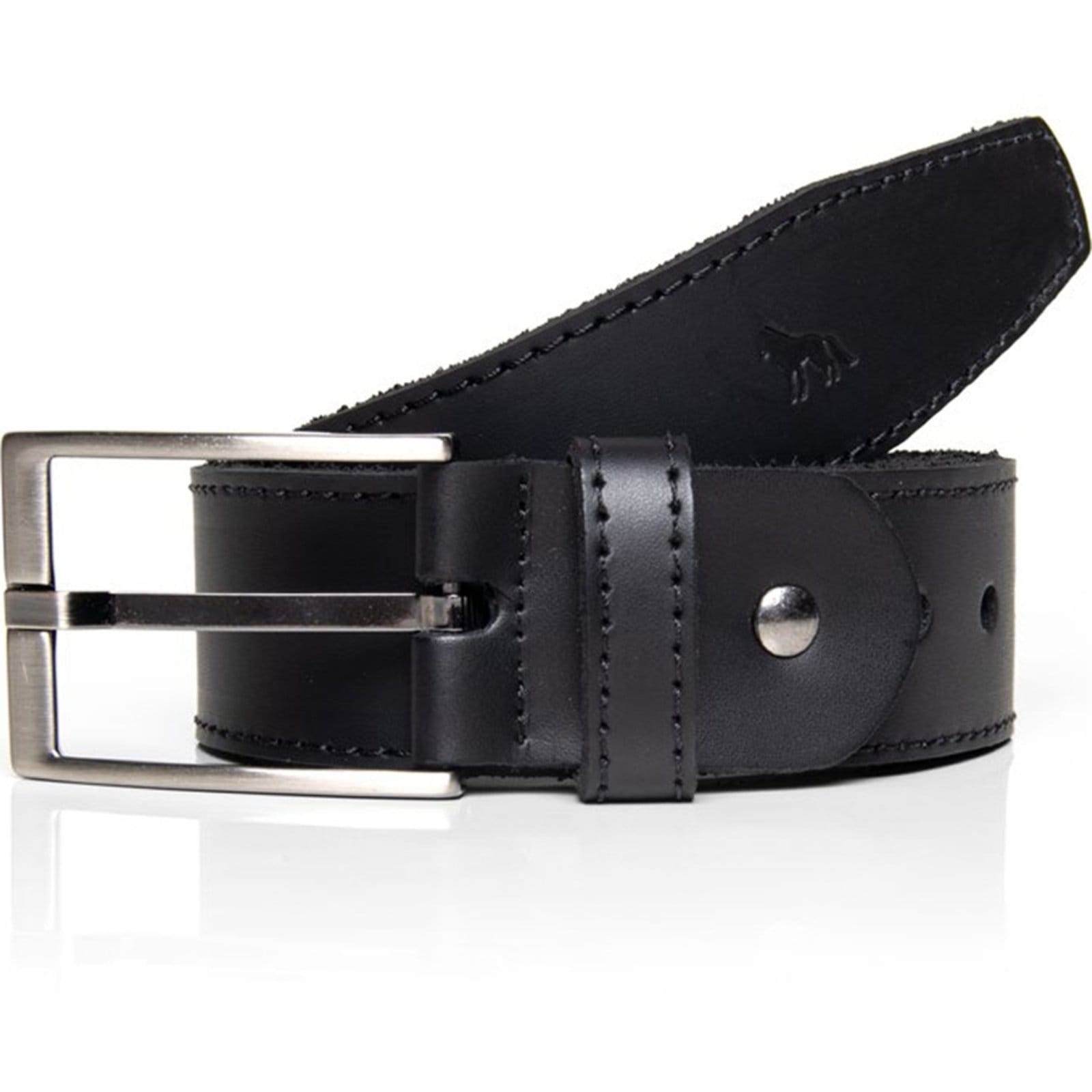 Cinto Couro Acostamento Square Pr25 Masculino