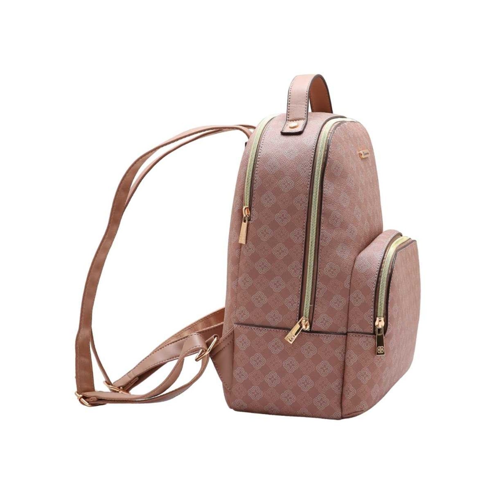 Vista 2 Mochila Feminina Chenson 8485286 Rose Chenson rosê rose