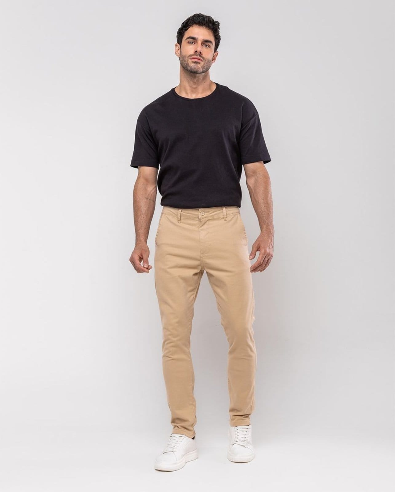 Calça Chino Masculina 11000 Bege
