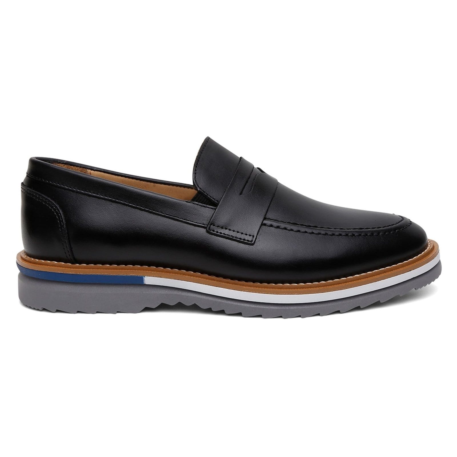 Mocassim Masculino de Couro Casual Social Moderno Confort