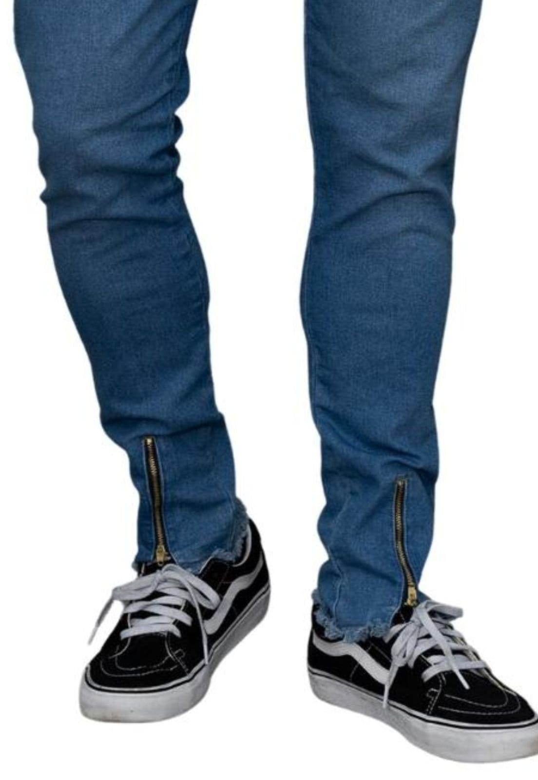 Vista 2 Calça Masculina Jeans Tempo Hábil Skinny Power Elastano Premium 5 Estilo azul