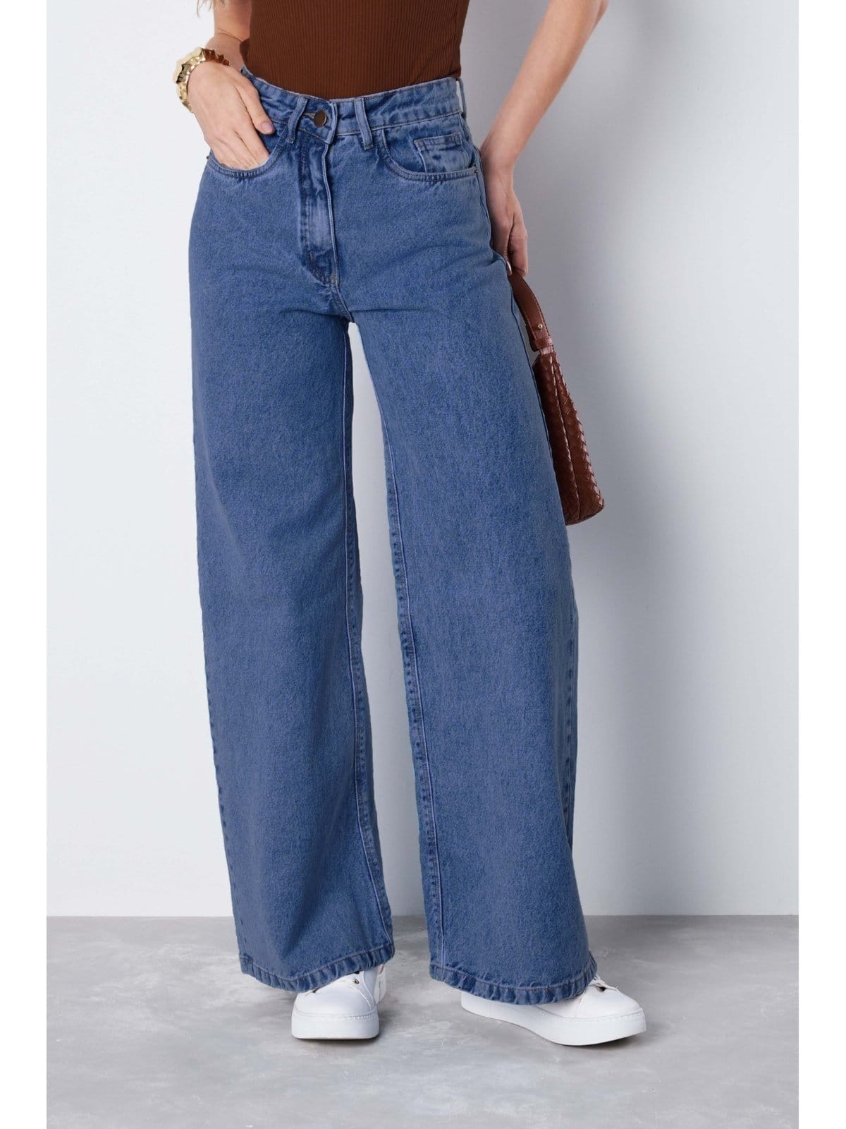 Calça Feminina Wide Leg Yara Marmorizada