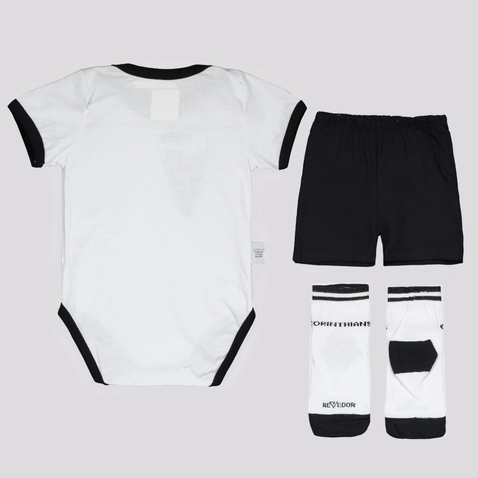 Vista 2 Kit Body Triple Corinthians Reve D´or branco