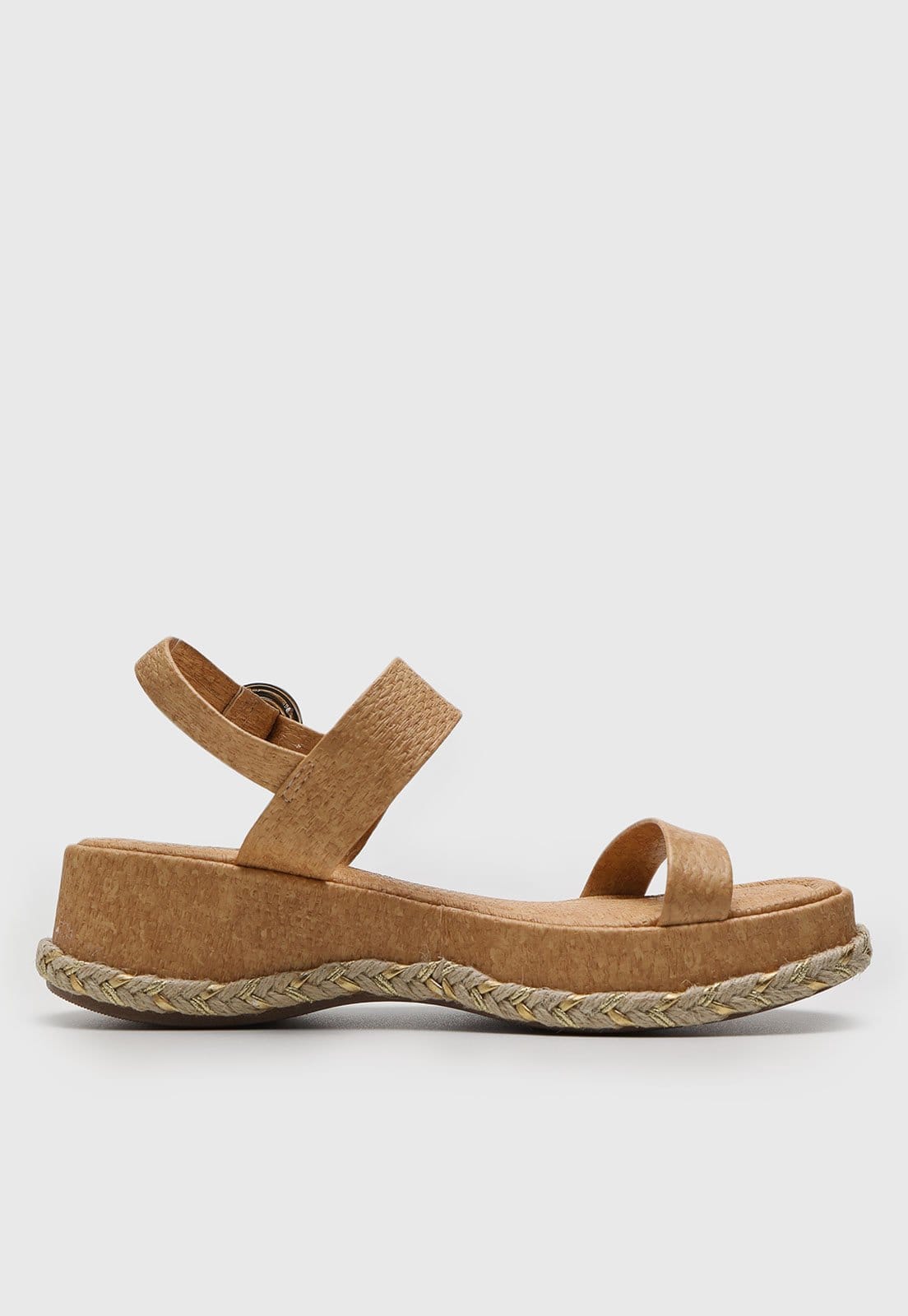 Vista 2 Sandália Via Mia Tressê Via Mia bege