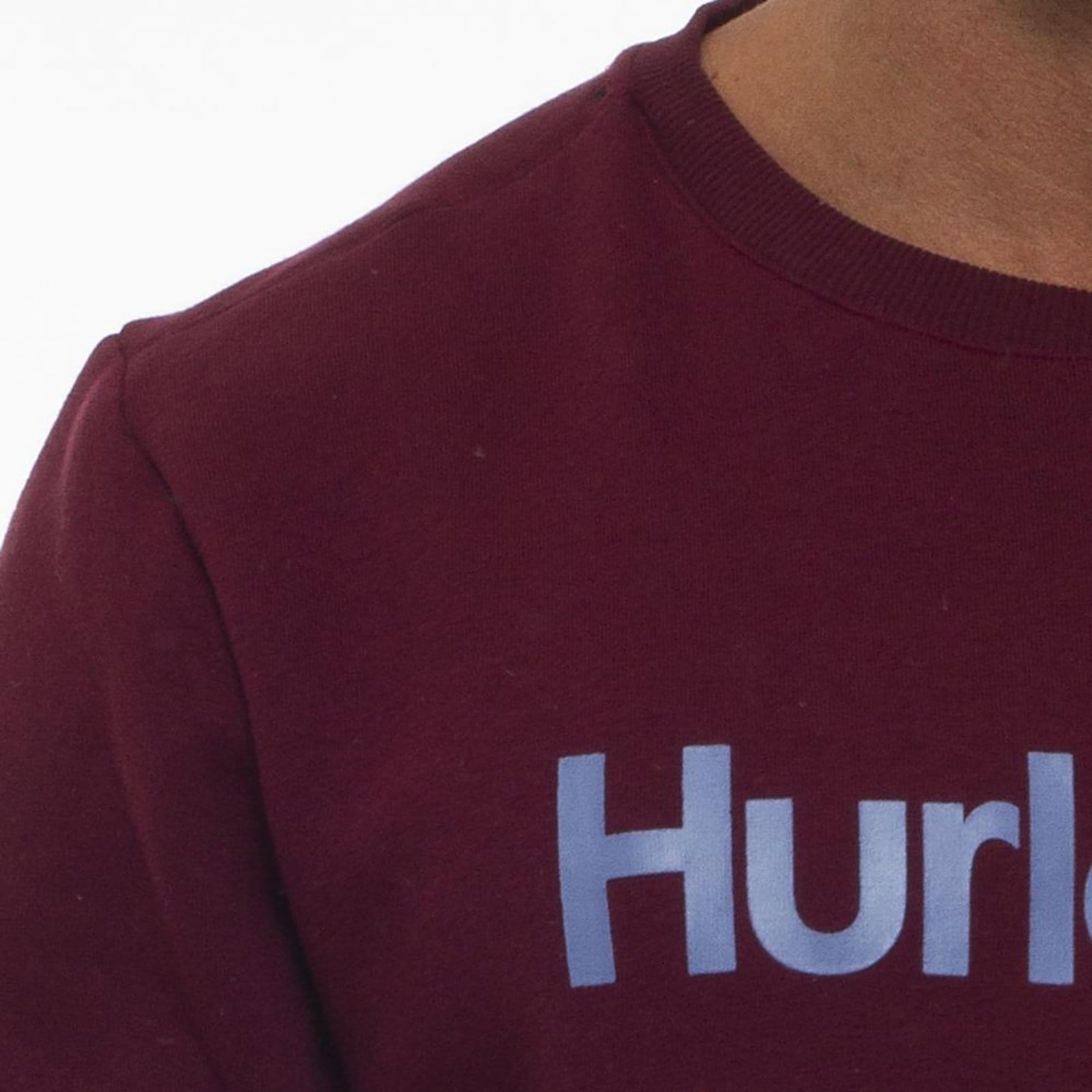 Vista 2 Moletom Hurley Careca Ony&Only WT23 Masculino Vinho hurley vermelho