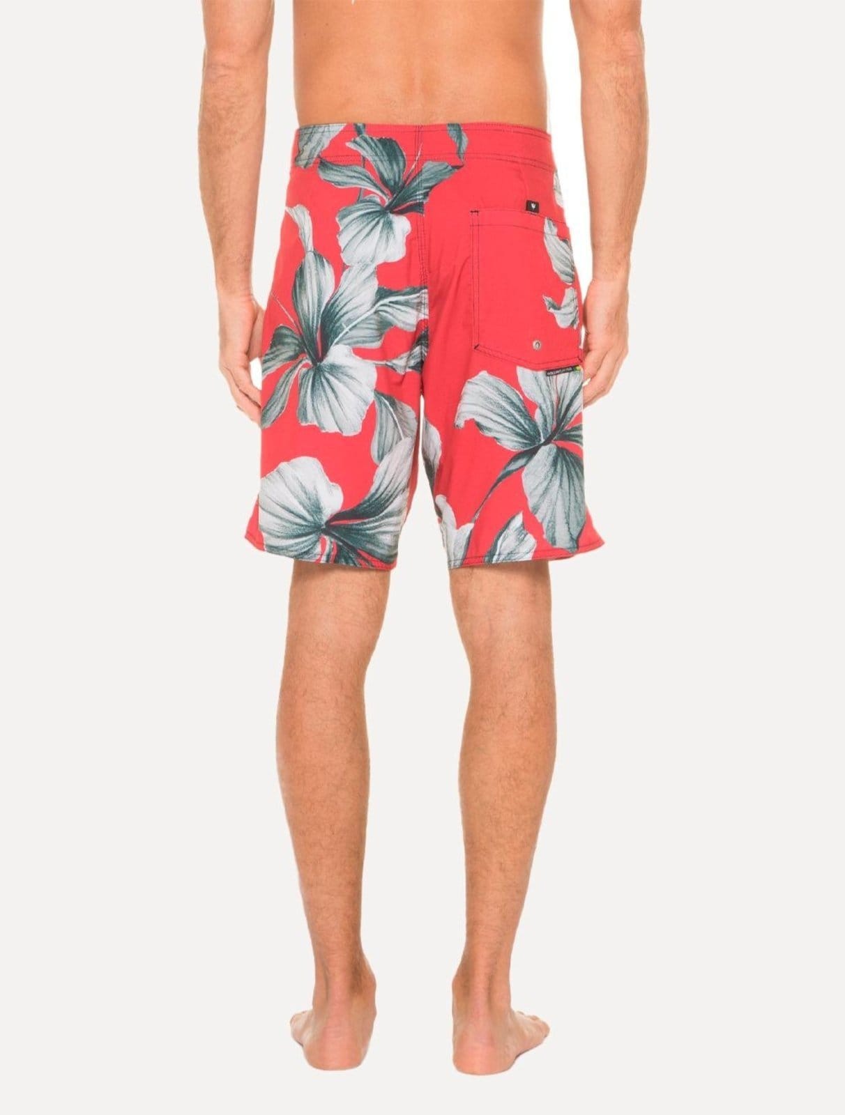 Vista 2 Bermuda Osklen Masculina D Água Surf Fleur Vermelha Osklen incolor
