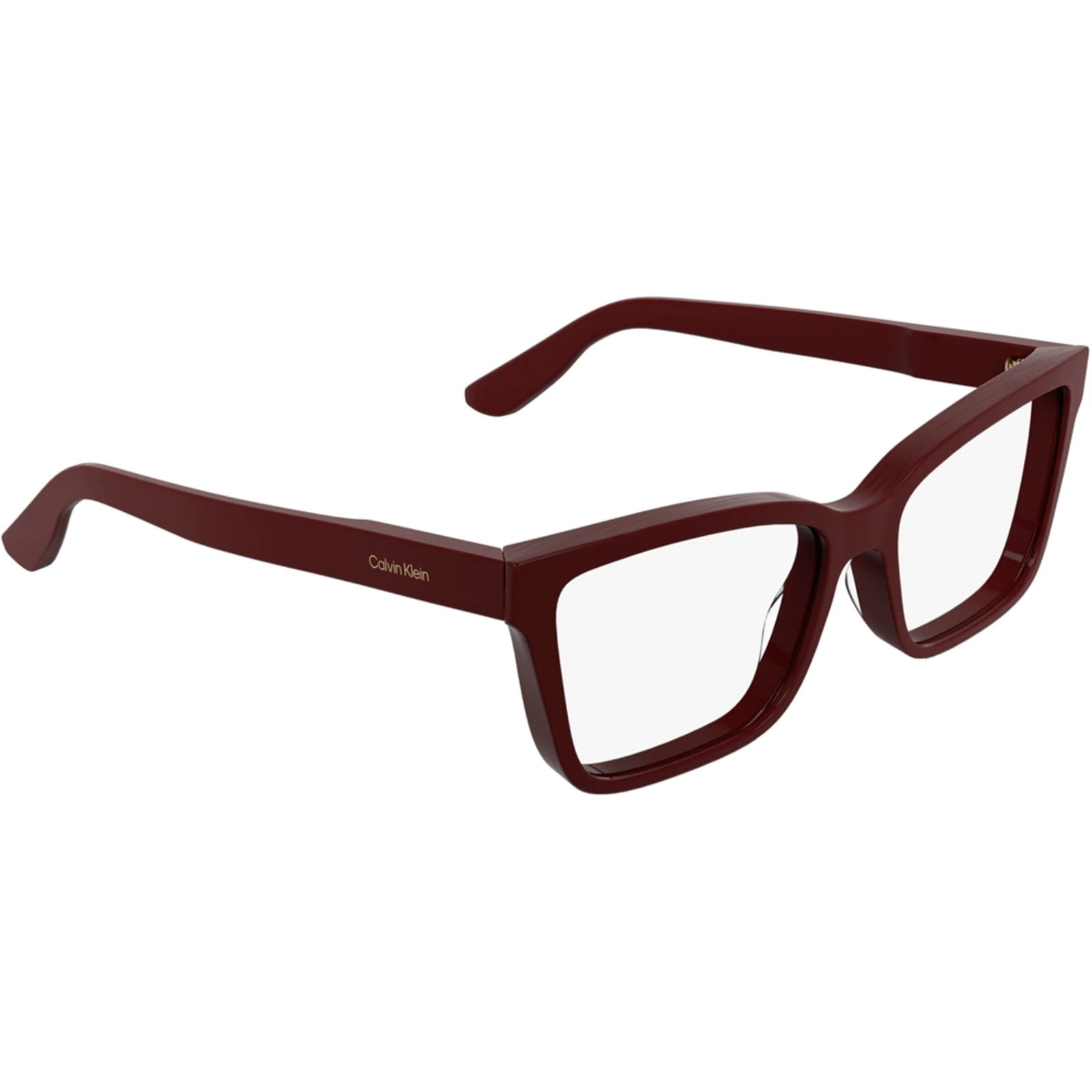 Vista 2 Armação Calvin Klein CK25543 606 Feminino Calvin Klein vermelho